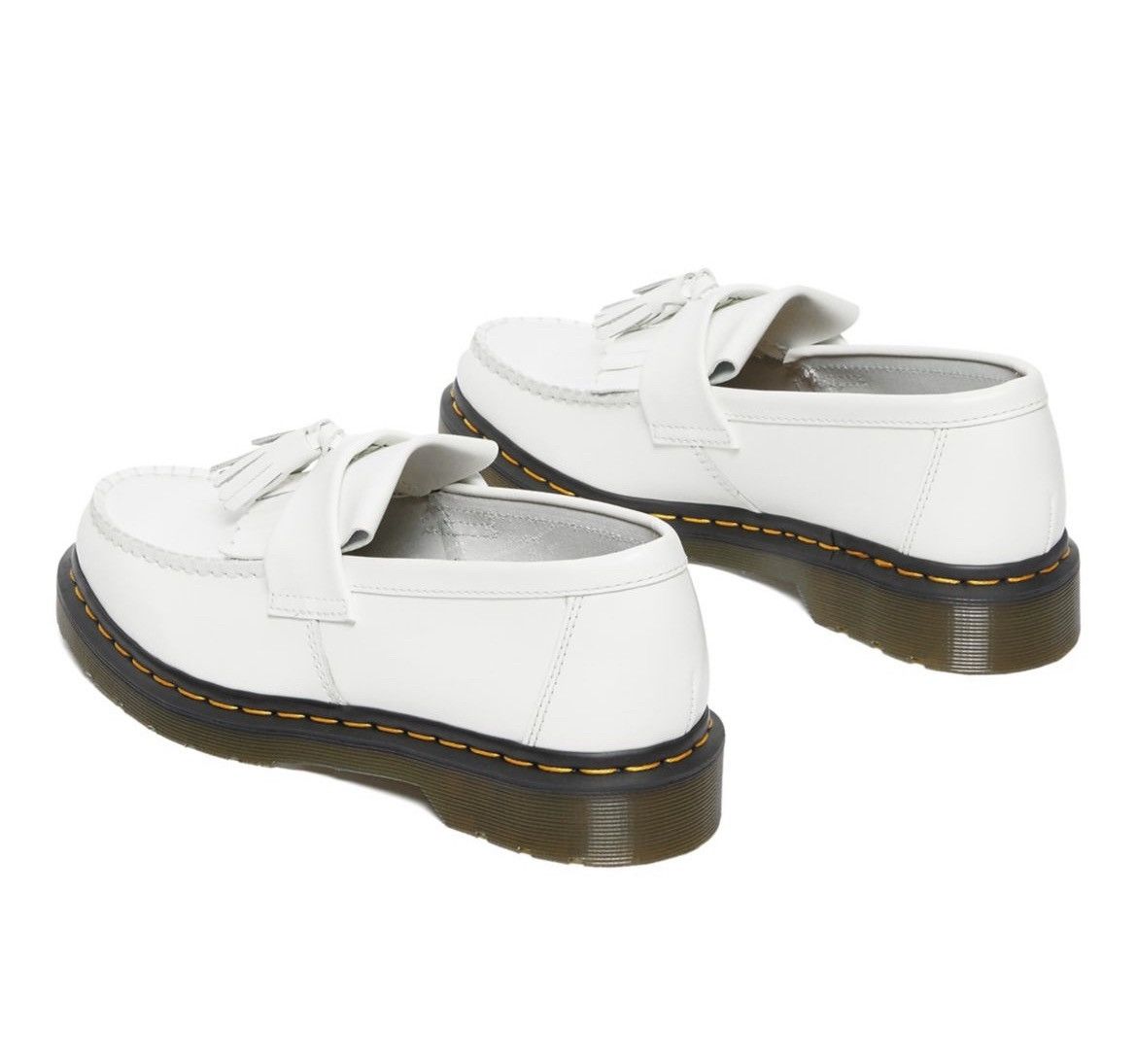 Dr. Martens Dr. Martens ADRIAN White Leather Tassels Loafers UK 8 US 9 Size US 9.5 / IT 39.5 - 4 Thumbnail