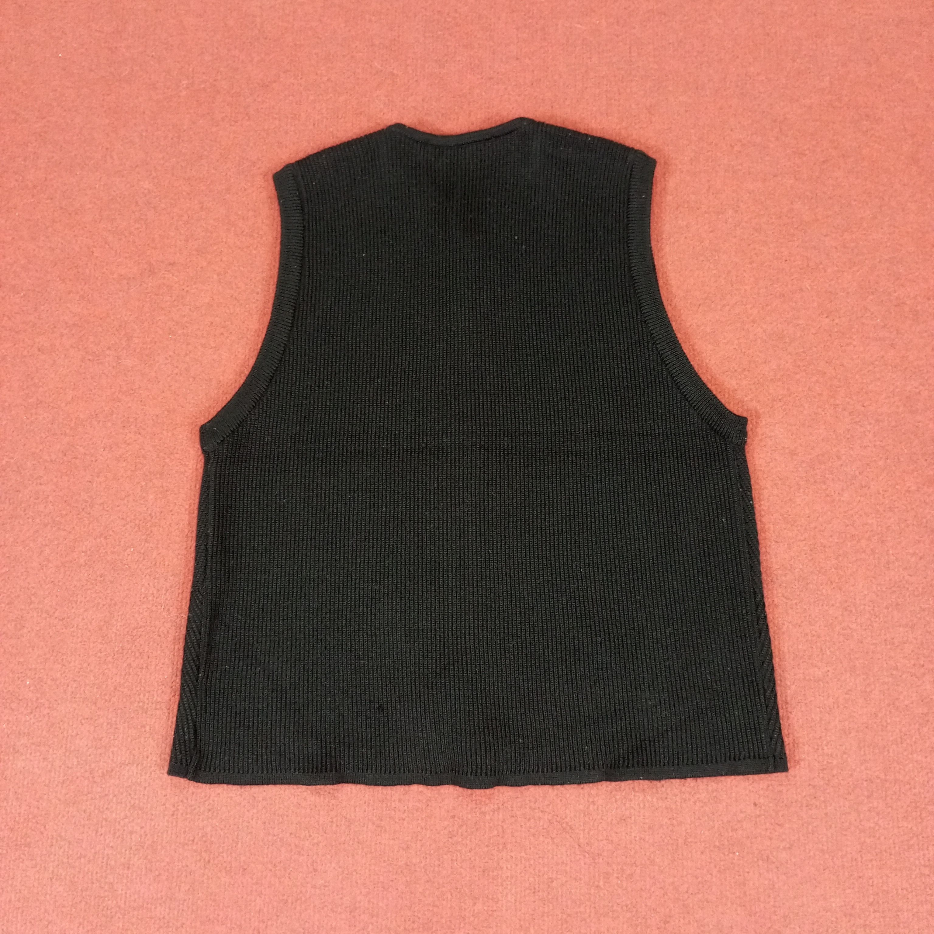 Balenciaga × Vintage Balenciaga Luxury Fashion Brand Women Knitwear Vest Size XS / US 0-2 / IT 36-38 - 4 Thumbnail
