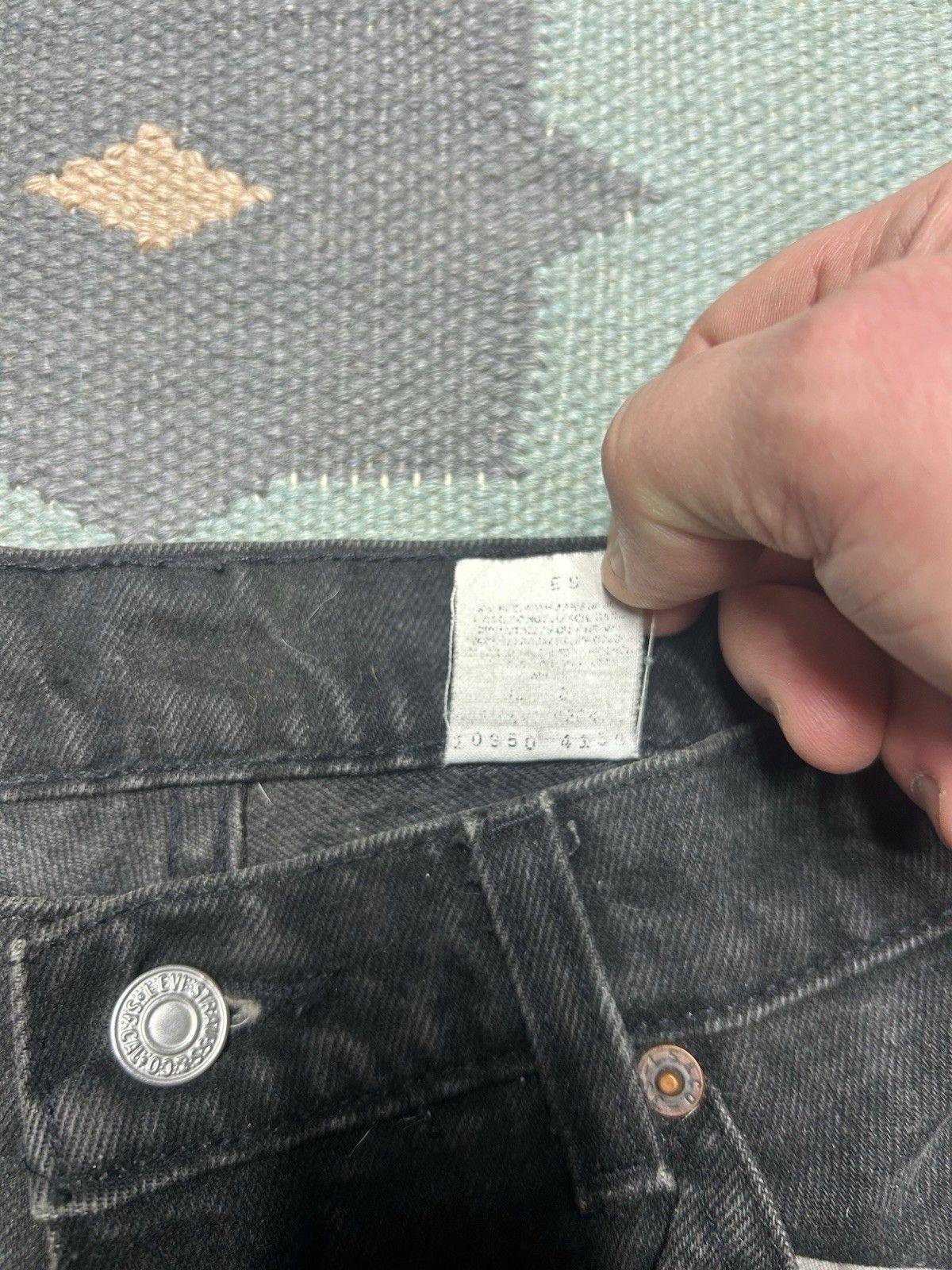 Vintage Vtg 90s Levis 10950 jeans orange tab skinny tapered 7 28x32 Size 28" / US 6 / IT 42 - 9 Thumbnail