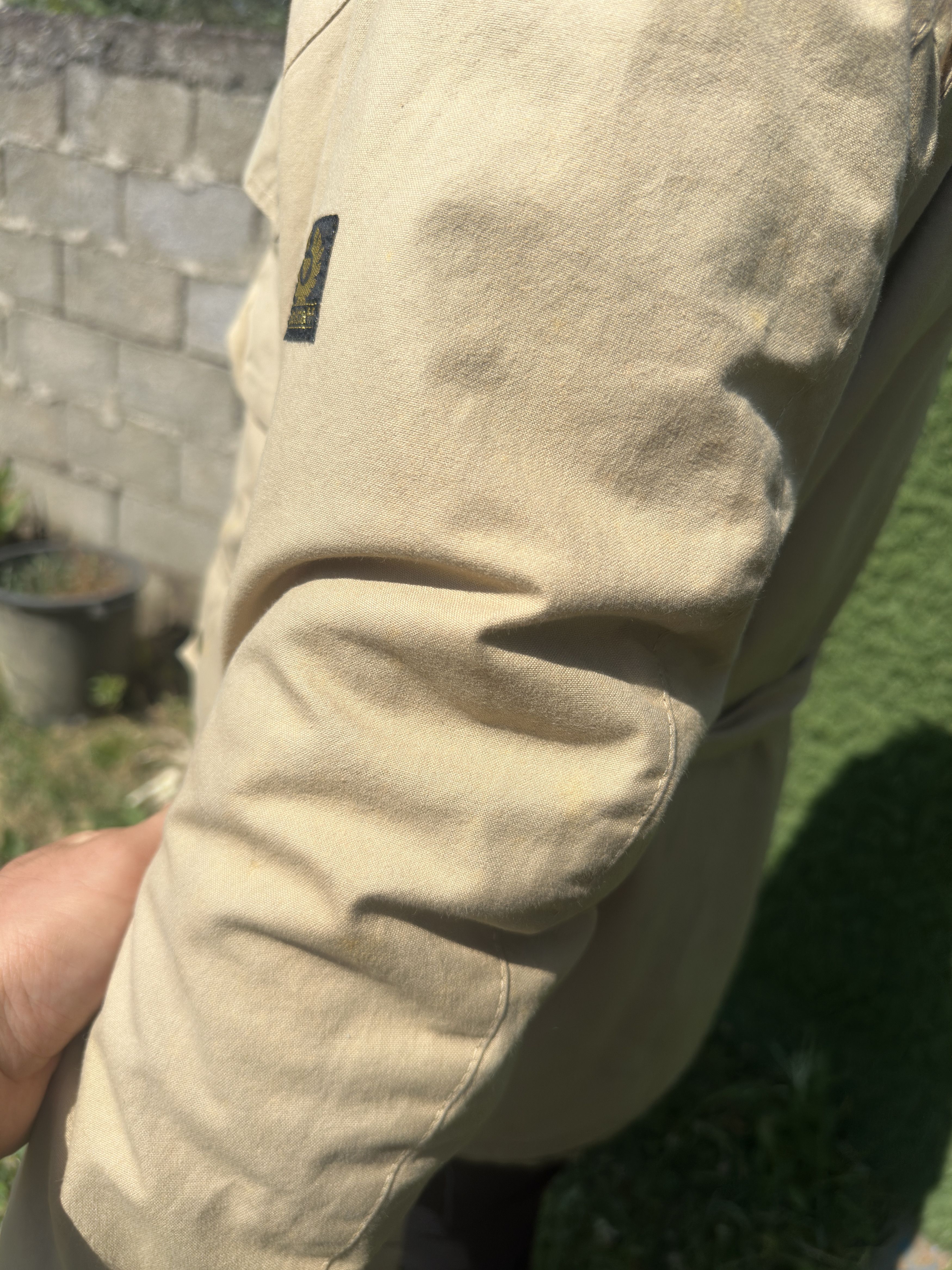 Belstaff Belstaff Wax Rider Motorcycle Motorcycle Bike Beige Size L Size US L / EU 52-54 / 3 - 15 Thumbnail