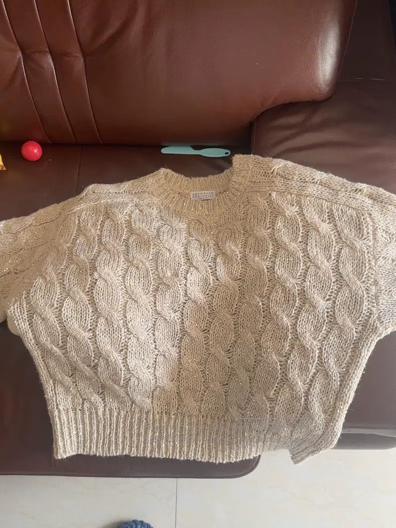 Brunello Cucinelli Brunello Cucinelli Glitter Sweater Size S / US 4 / IT 40 - 1 Thumbnail