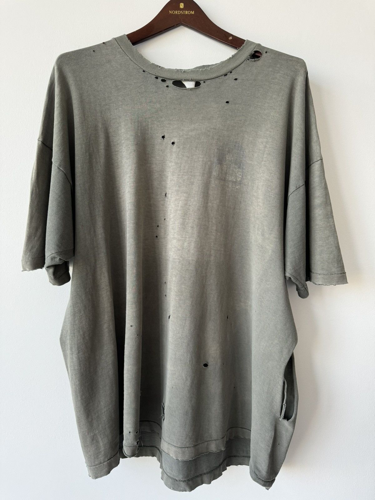 VINTAGE THRASHED OVERSIZED FADED T SHIRT 90s