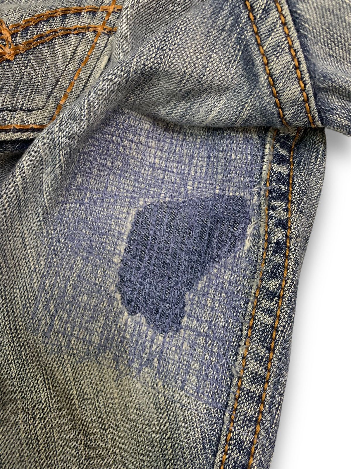 Edwin Vintage Edwin XV Classic Cowboy Style Baggy Distressed Jeans Size US 32 / EU 48 - 14 Thumbnail