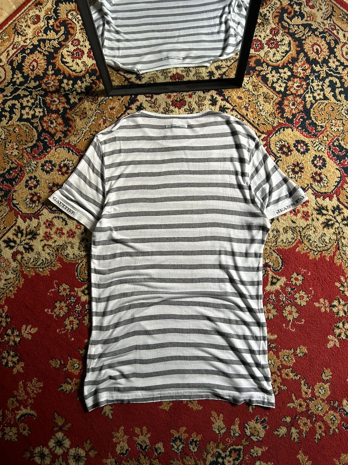 Jean Paul Gaultier Y2K Jean Paul Gaultier Classic Design Stripe T-shirt Size XXL / US 16-18 / IT 52-54 - 9 Thumbnail