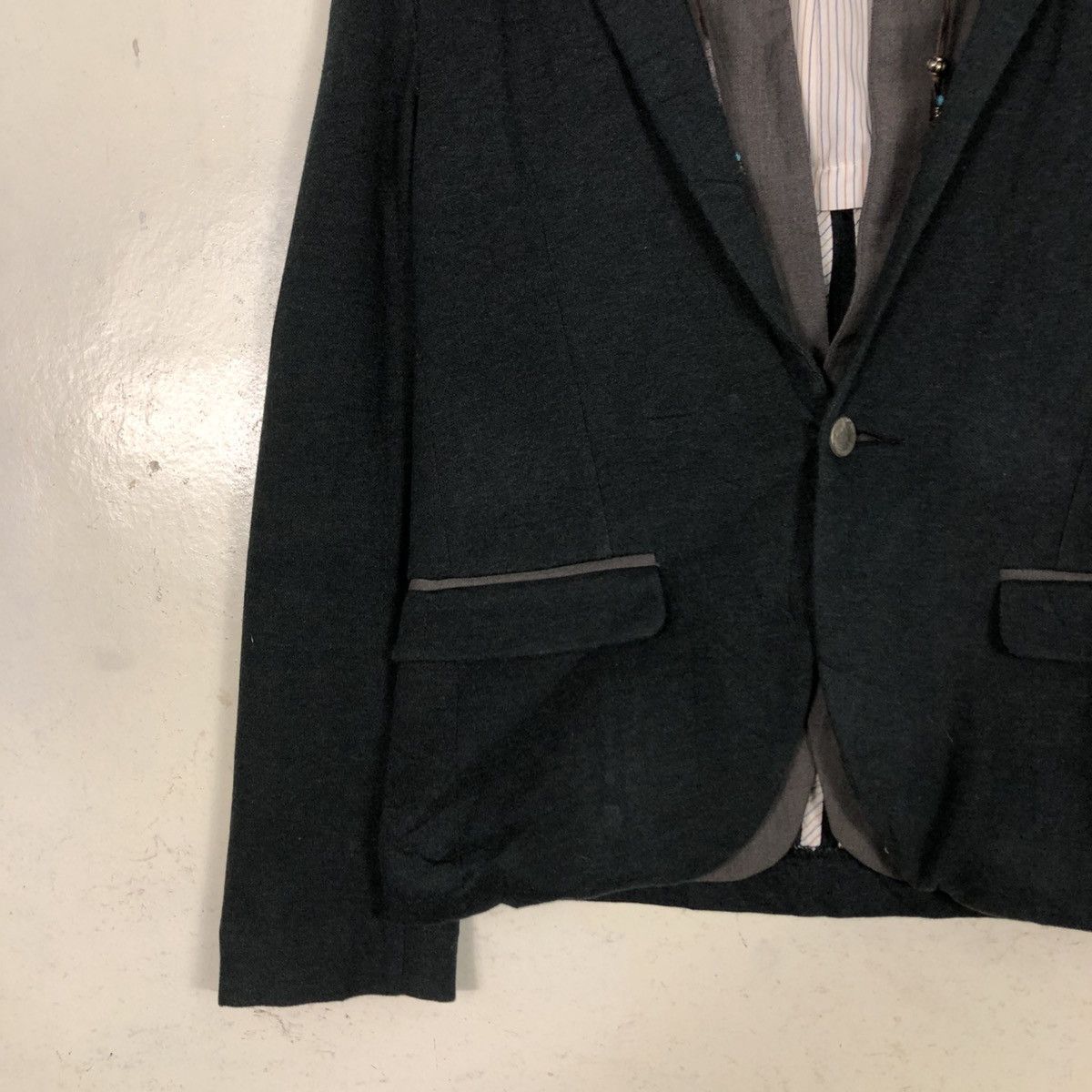 Japanese Brand Biker Double Layer Jacket BrthBreath Punk Style Number Nine Size US M / EU 48-50 / 2 - 6 Thumbnail