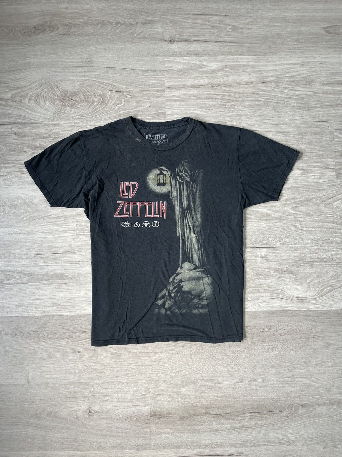 Japanese Brand × Led Zeppelin × Vintage Men's Shirt Led Zeppelin Rock Size US L / EU 52-54 / 3 - 2 Thumbnail