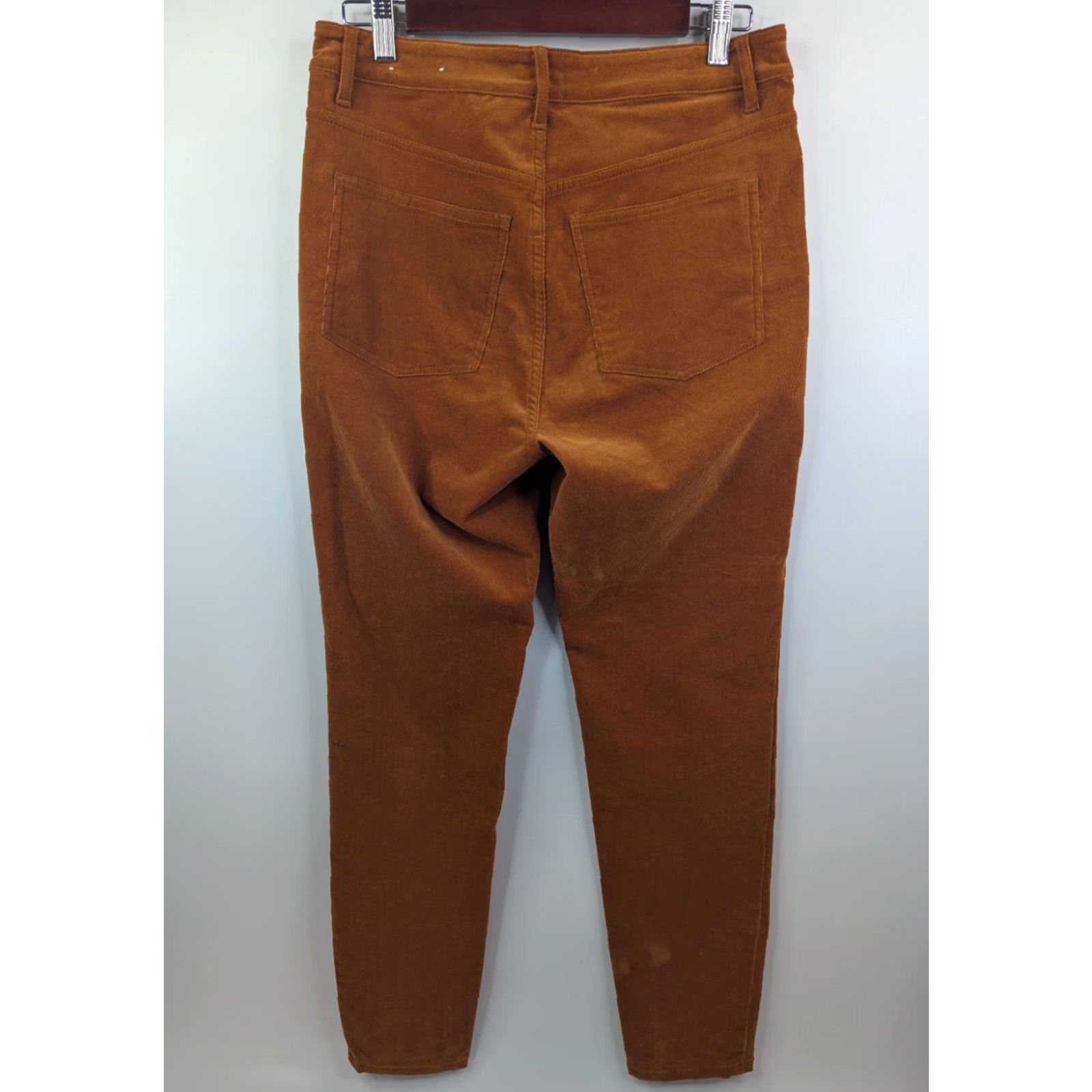 Soft Surroundings Soft Surroundings Women's Rust Corduroy Skinny Pants Size 8 Style 2DP69 Pants Ladies 8 Rust Corduroy Skinny Size 30" / US 8 / IT 44 - 3 Thumbnail