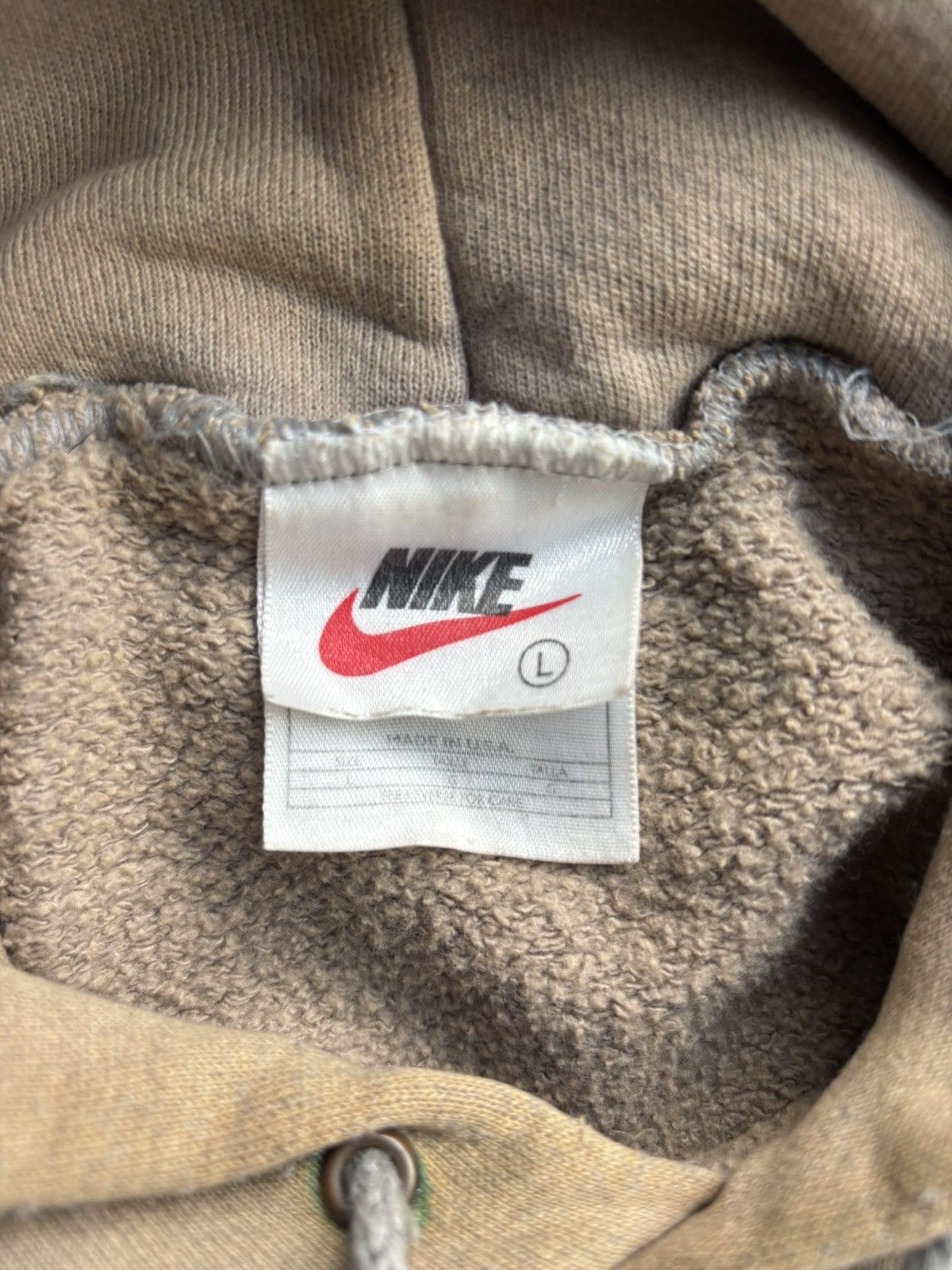 Nike Nike Box Logo Brown Hoodie US L Size US L / EU 52-54 / 3 - 3 Thumbnail