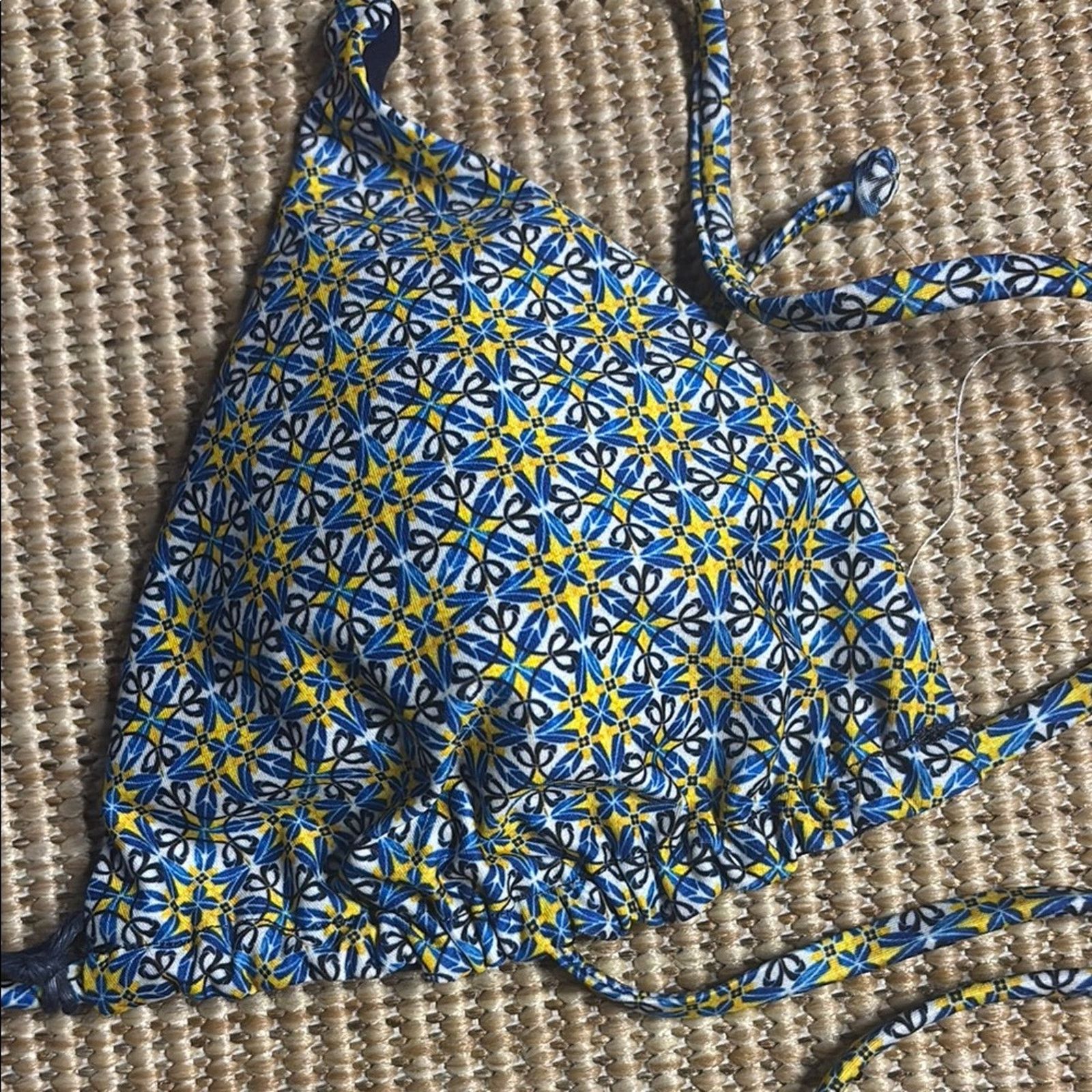 Other NWT Fefe Blue Floral Bikini Set Size S Size ONE SIZE - 5 Thumbnail