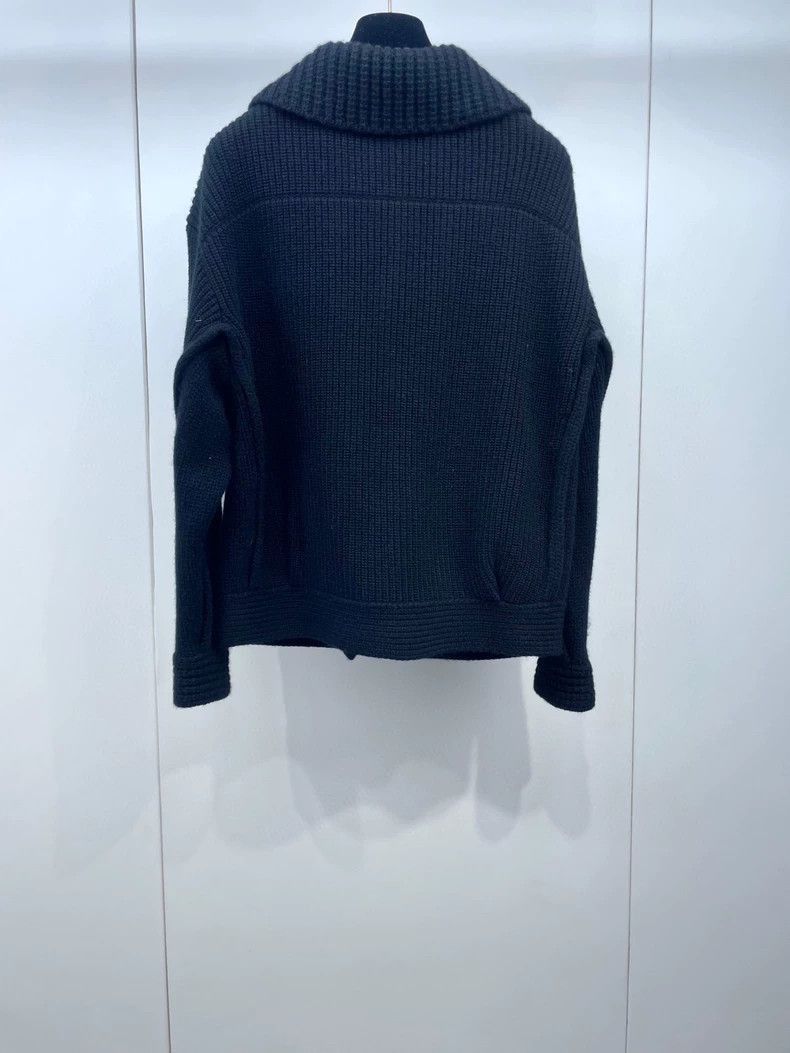 Chanel Chanel Black Double Pocket Sweater Jacket -2505 Size US M / EU 48-50 / 2 - 2 Thumbnail