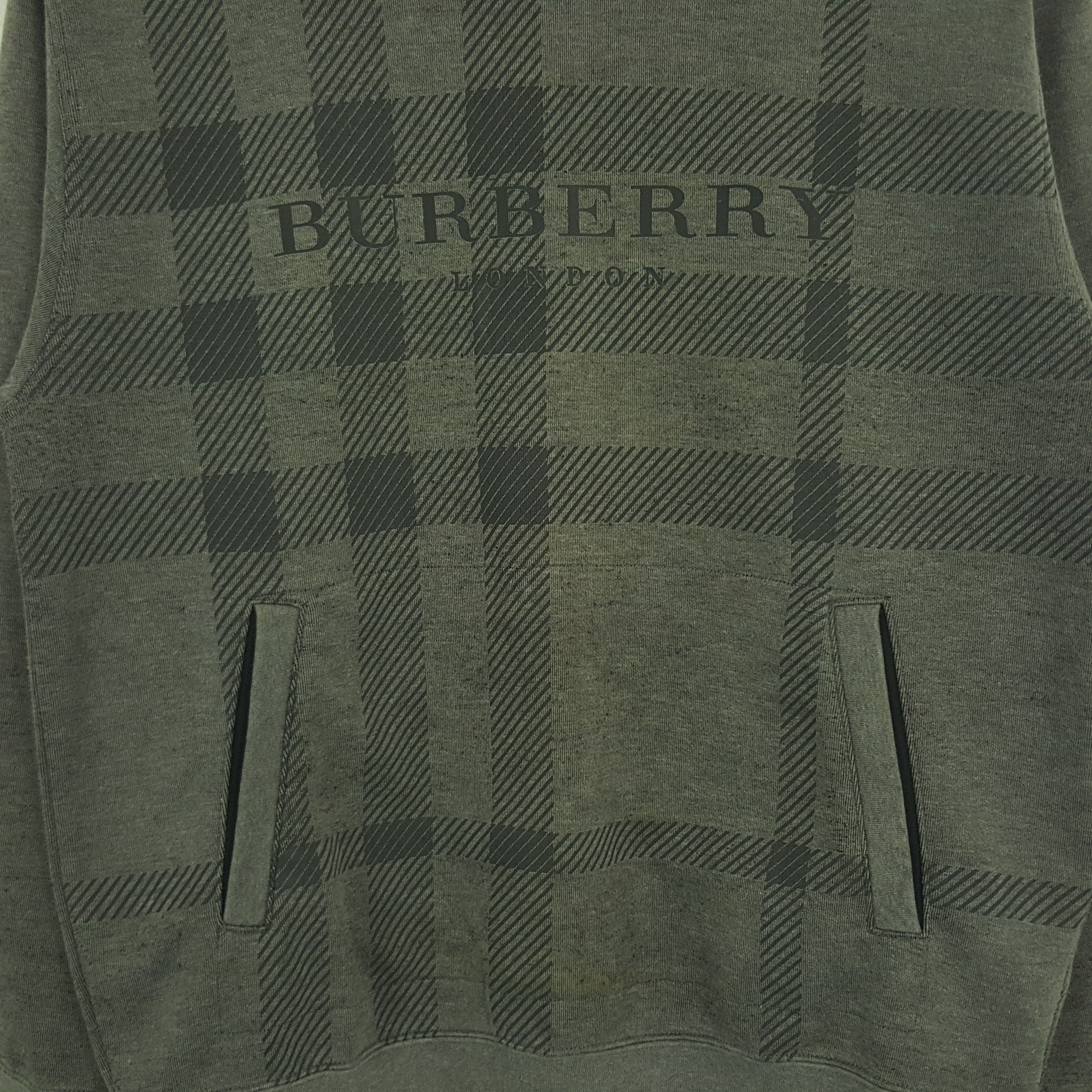 Burberry × Vintage Vintage Burberry London Nova Check Designer Hoodies Size US S / EU 44-46 / 1 - 2 Thumbnail