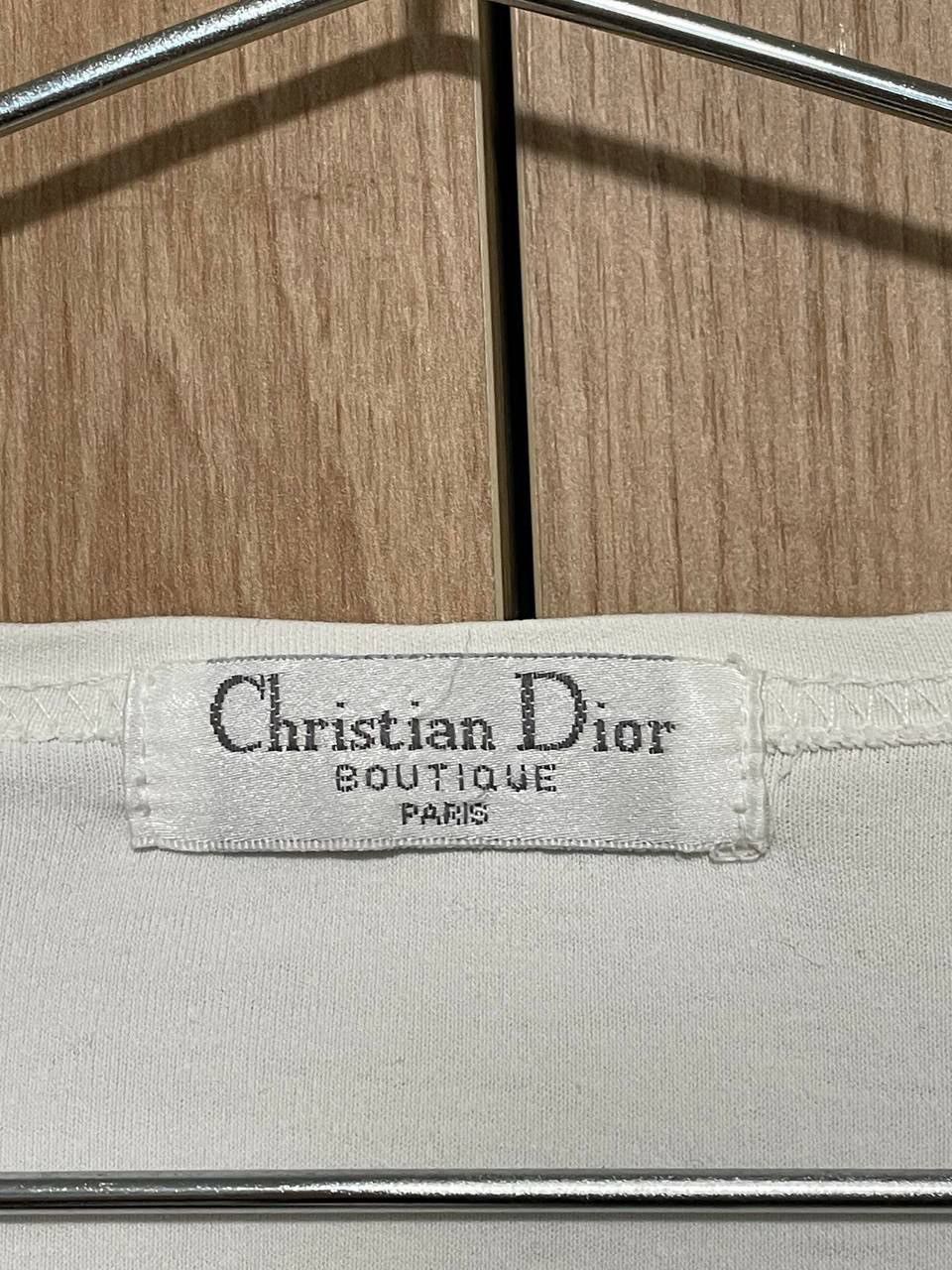 Dior 🍒 VINTAGE CHRISTIAN DIOR BOUTIQUE PARIS CHERRY TEE SHIRT Size L / US 10 / IT 46 - 6 Thumbnail