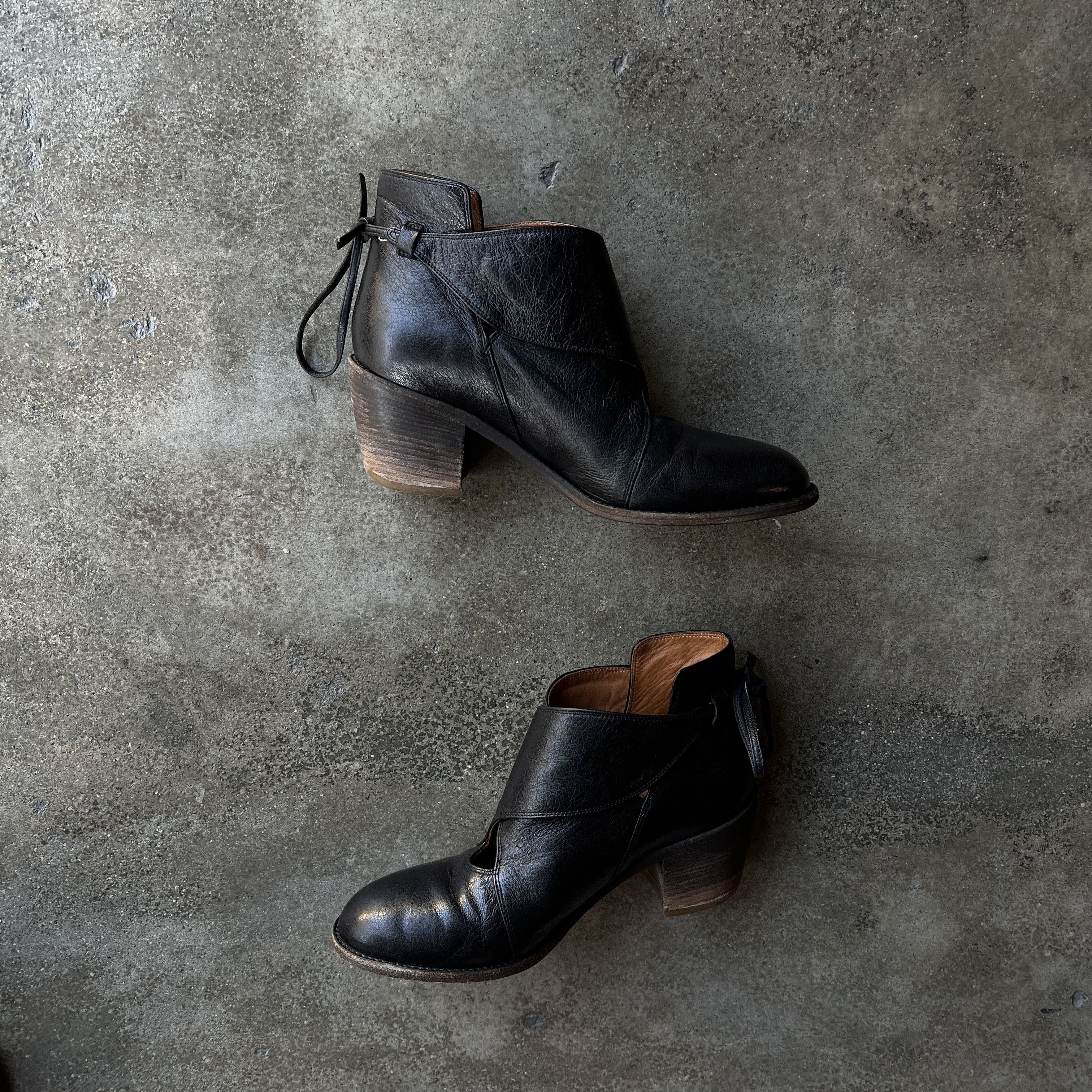 Dries Van Noten Dries Van Noten Back Tie Ankle Boots Size US 6.5 / IT 36.5 - 1 Thumbnail