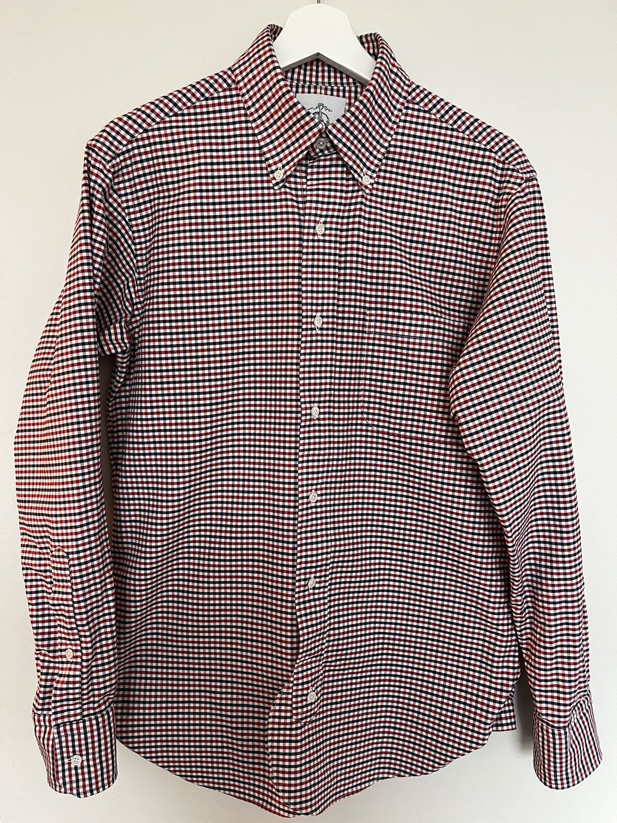 Brooks Brothers Black Fleece Shirt (XS, BB0) White Black