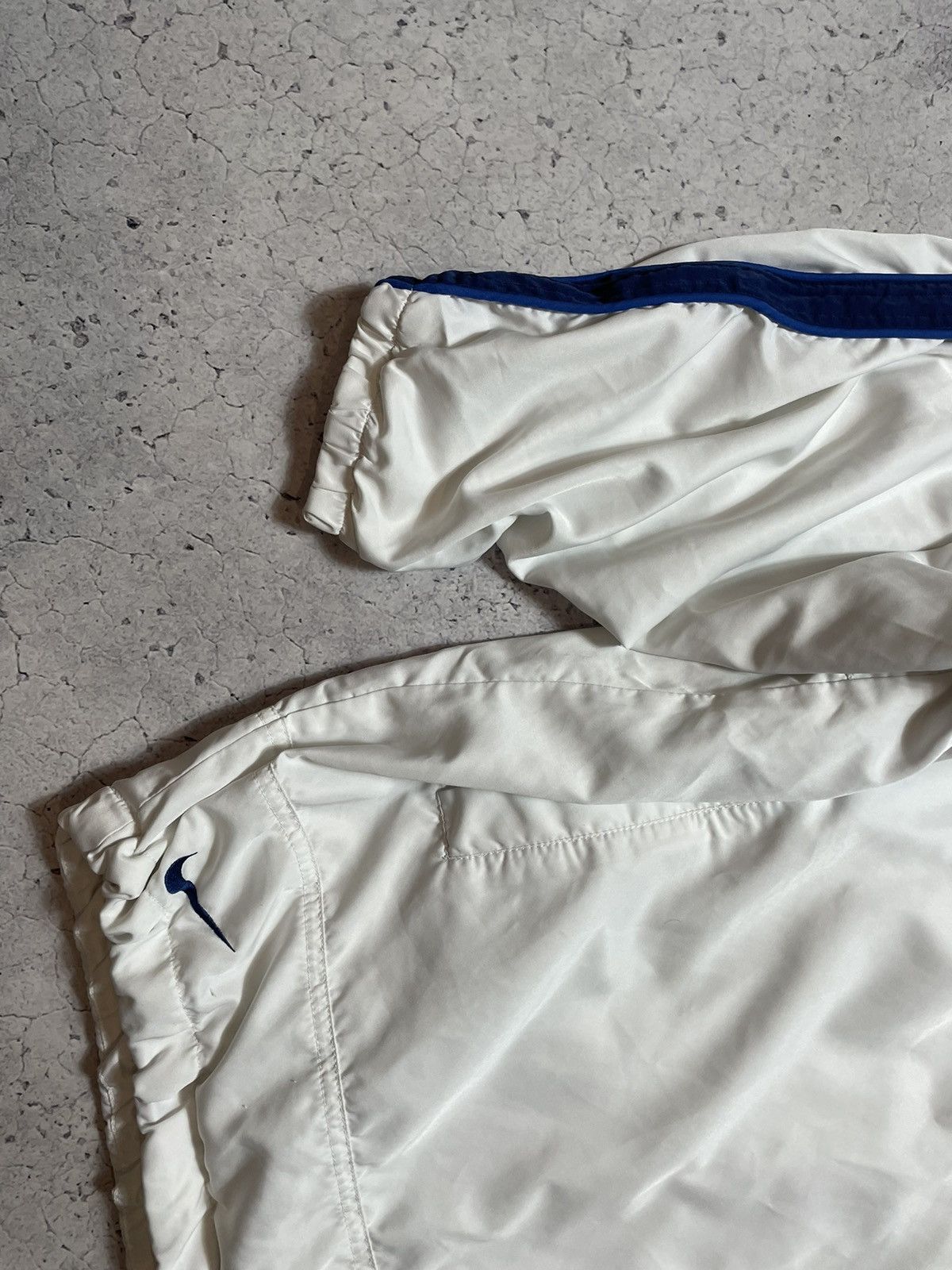 Nike Vintage 90s Anorak Jacket Nike Challenge Court Andre Agassi Size US L / EU 52-54 / 3 - 3 Thumbnail