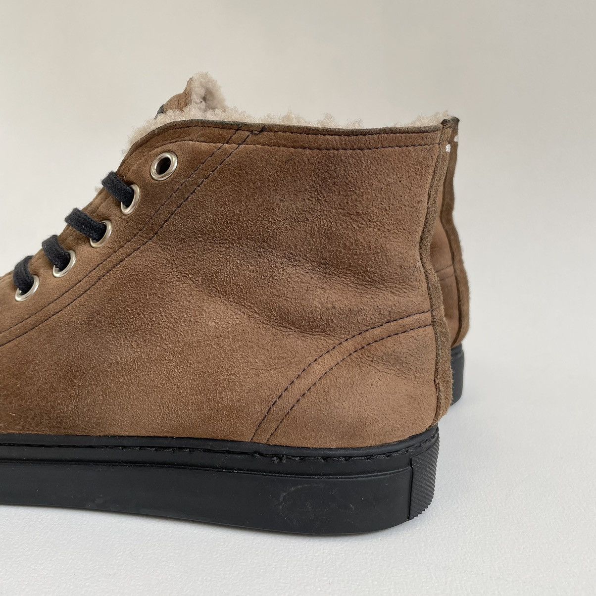 Maison Margiela Brown Shearling ‘All Star’ Sneakers Size US 8 / EU 41 - 5 Thumbnail
