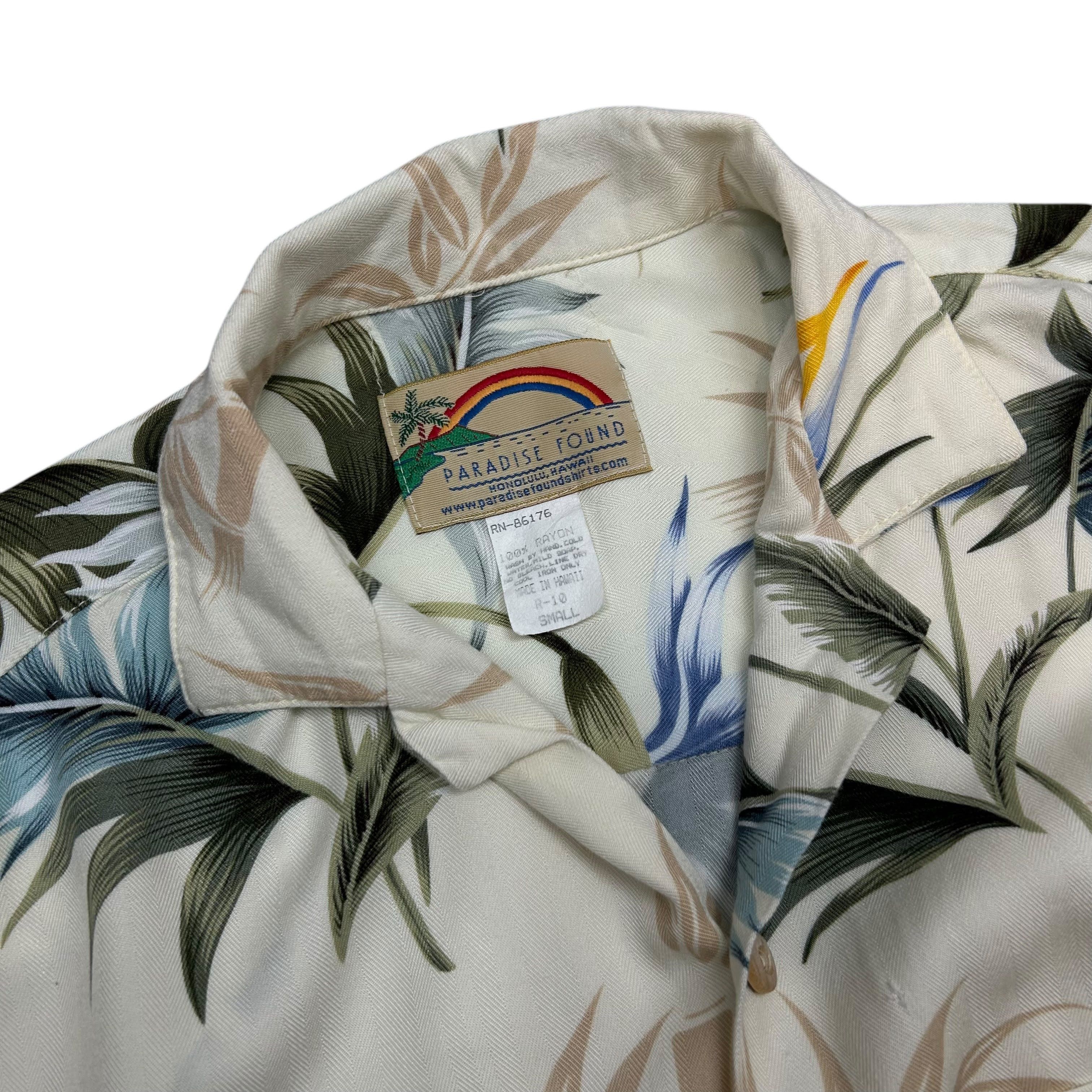 Paradise Found Paradise Found Short Sleeve Cream Hawaiian Floral Shirt S Size US S / EU 44-46 / 1 - 4 Thumbnail