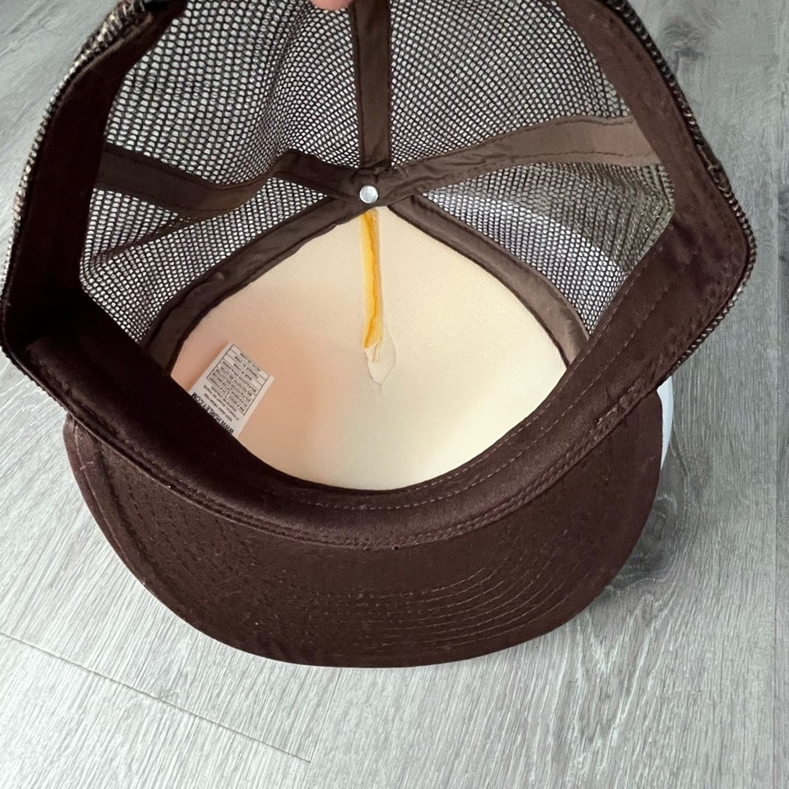 Hurley Hurley Warner Brown Snapback Adjustable Mesh Trucker Hat Size ONE SIZE - 6 Thumbnail