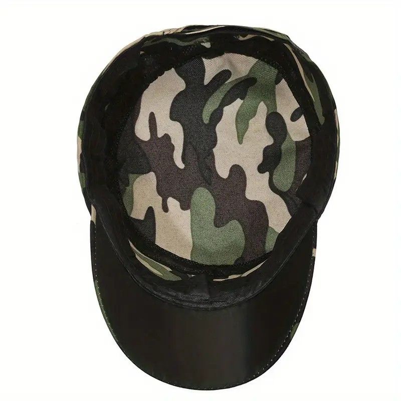 Other Khaki Military Cadet Hat Tactical Army Camo Cap Size ONE SIZE - 4 Thumbnail