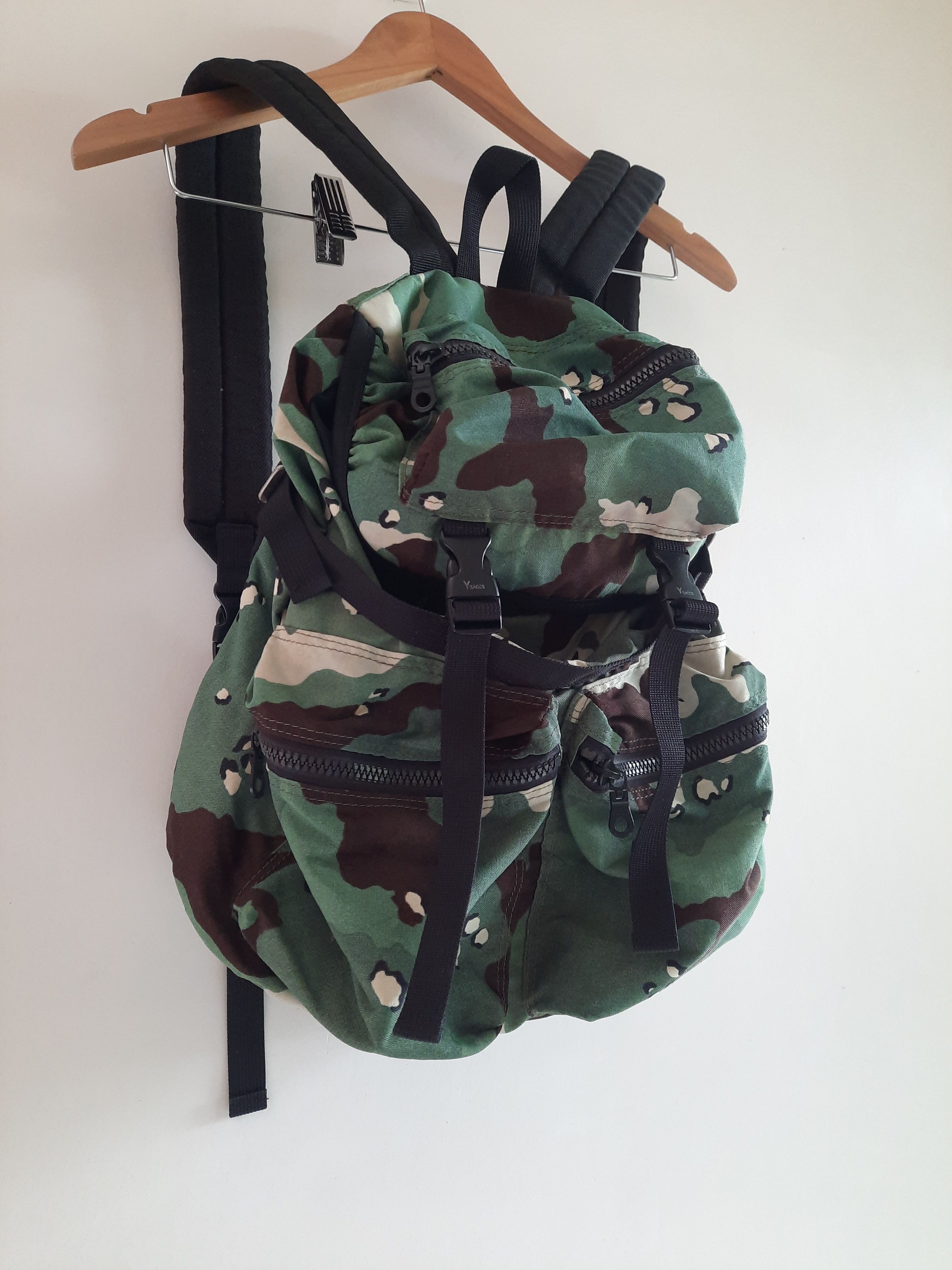 Yohji Yamamoto Rare Y'saccs Camouflage Backpack Size ONE SIZE - 1 Thumbnail