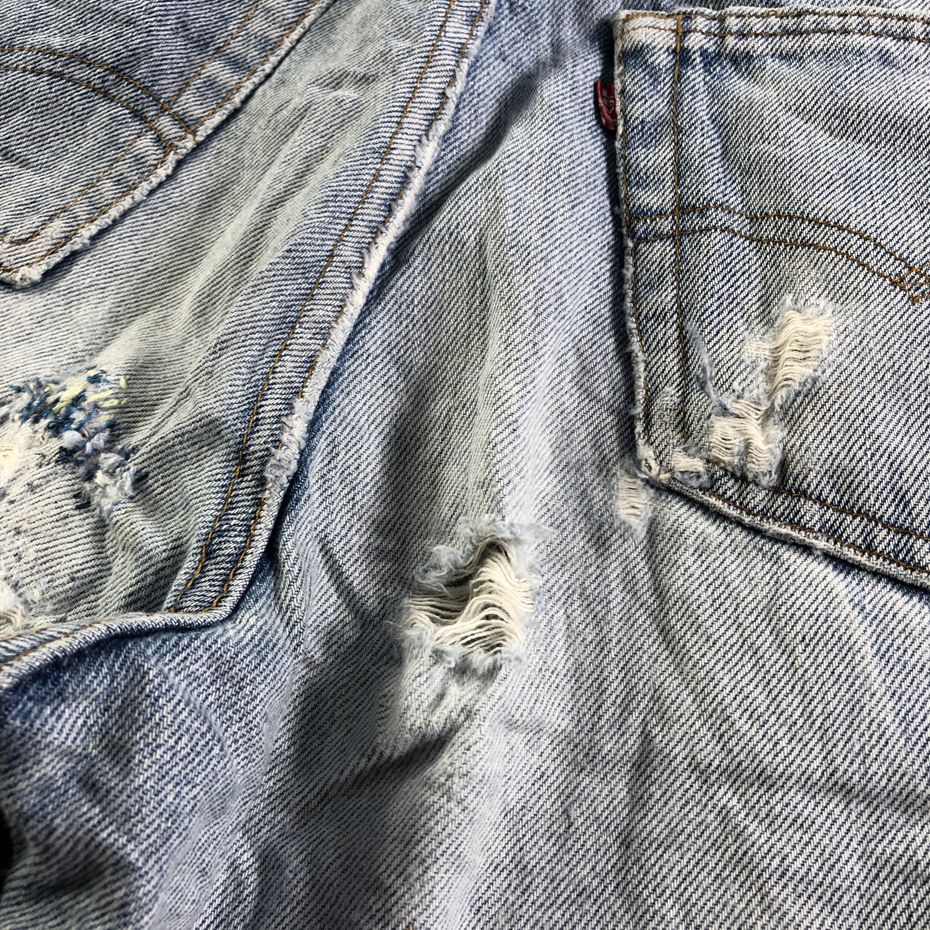 Levi's Vintage 90s Blue Wash Levis 510 Jeans-J3943 Size US 33 - 8 Thumbnail