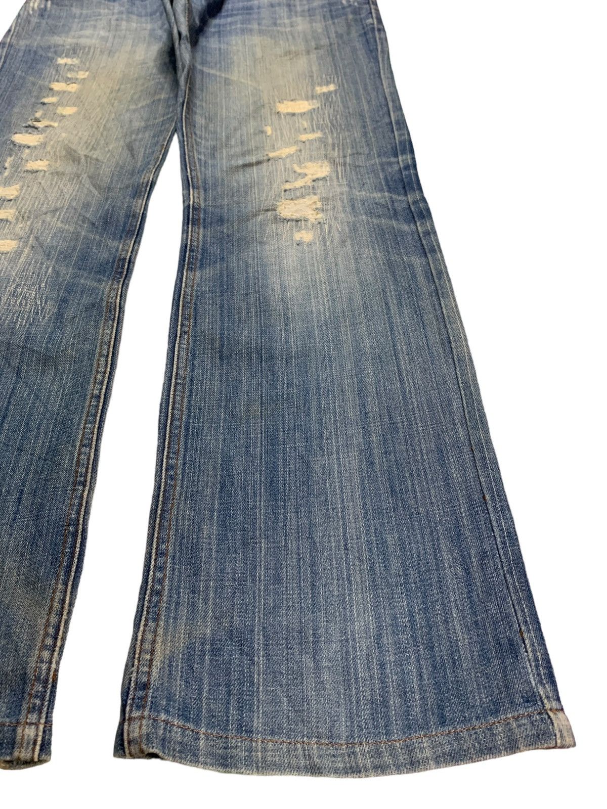 Dolce & Gabbana Vintage Italy Dolce Gabbana Mud Wash Distressed Baggy Jeans Size US 35 - 7 Thumbnail