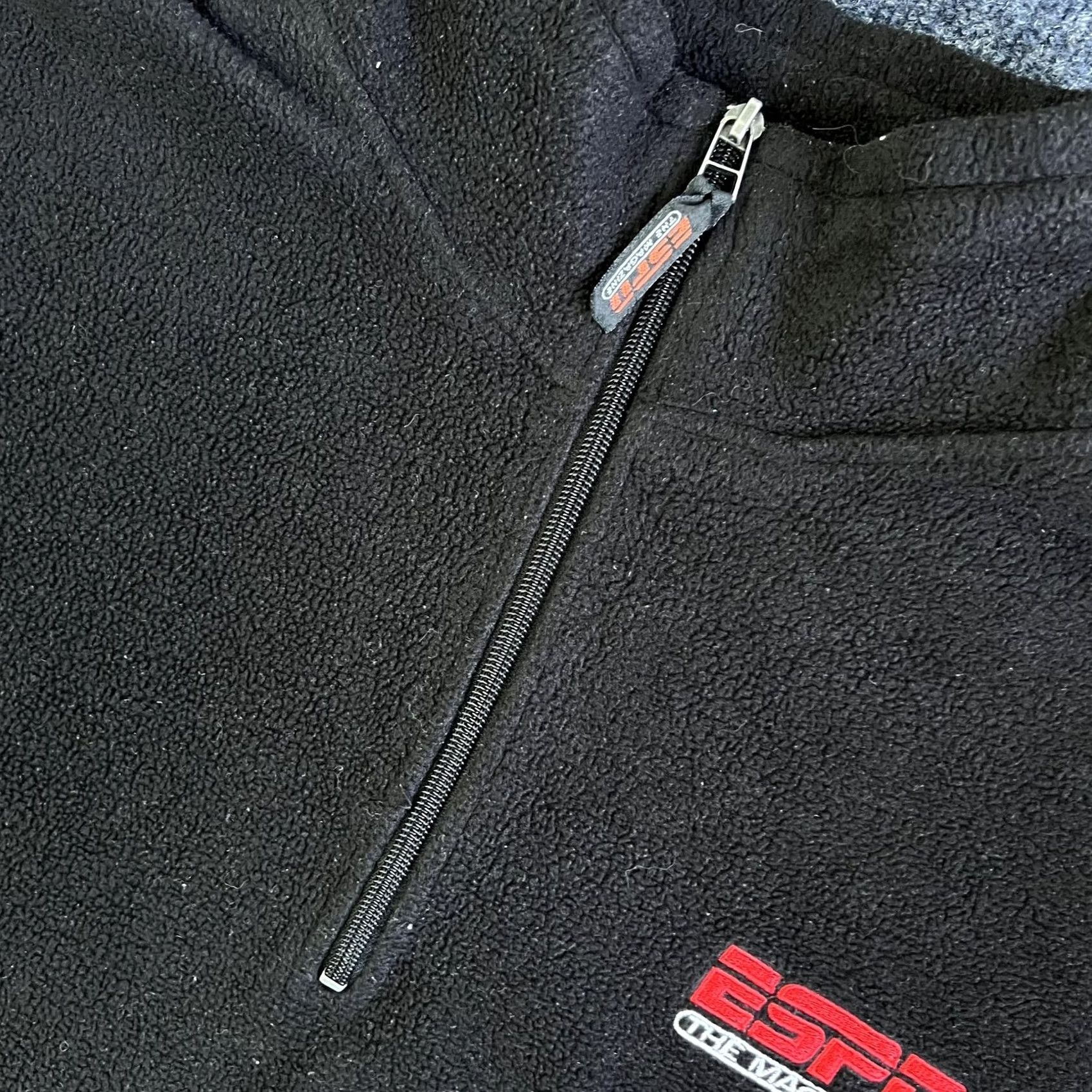 Logo 7 ESPN sweatshirt Mens XL Fleece Quarter Zip Pullover Embroidered Logo Size US XL / EU 56 / 4 - 3 Thumbnail