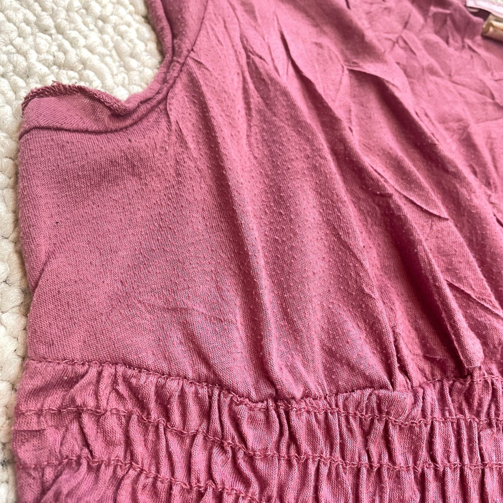 Vintage Vol. 1 Tank Top Shirt Womens L Pink V-Neck Sleeveless Stretch Polyester Knitted Knit Casual Basic 90s? Size L / US 10 / IT 46 - 5 Thumbnail