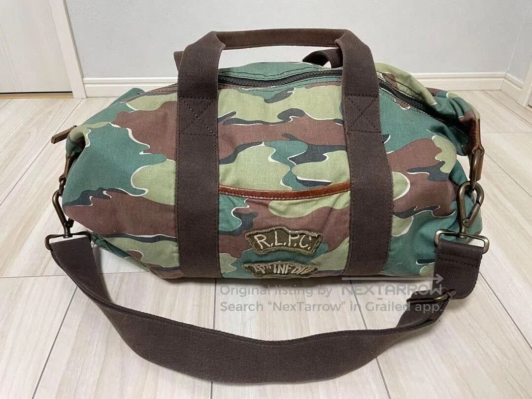 RRL Ralph Lauren Ralph Lauren Camouflage Boston Bag. Size ONE SIZE - 4 Thumbnail