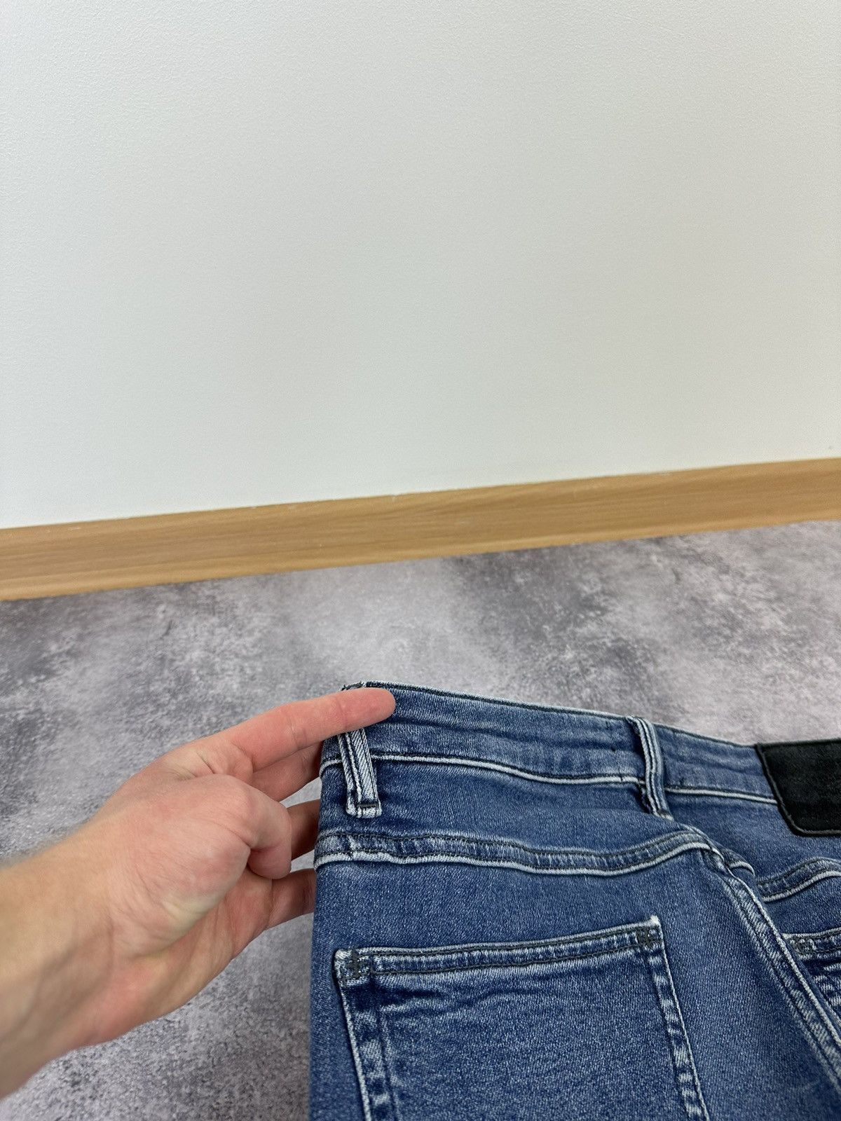 NEUW Denim Vintage Neuw Iggy Skinny Avant Garde Designer Opium Jeans Size US 32 / EU 48 - 6 Thumbnail