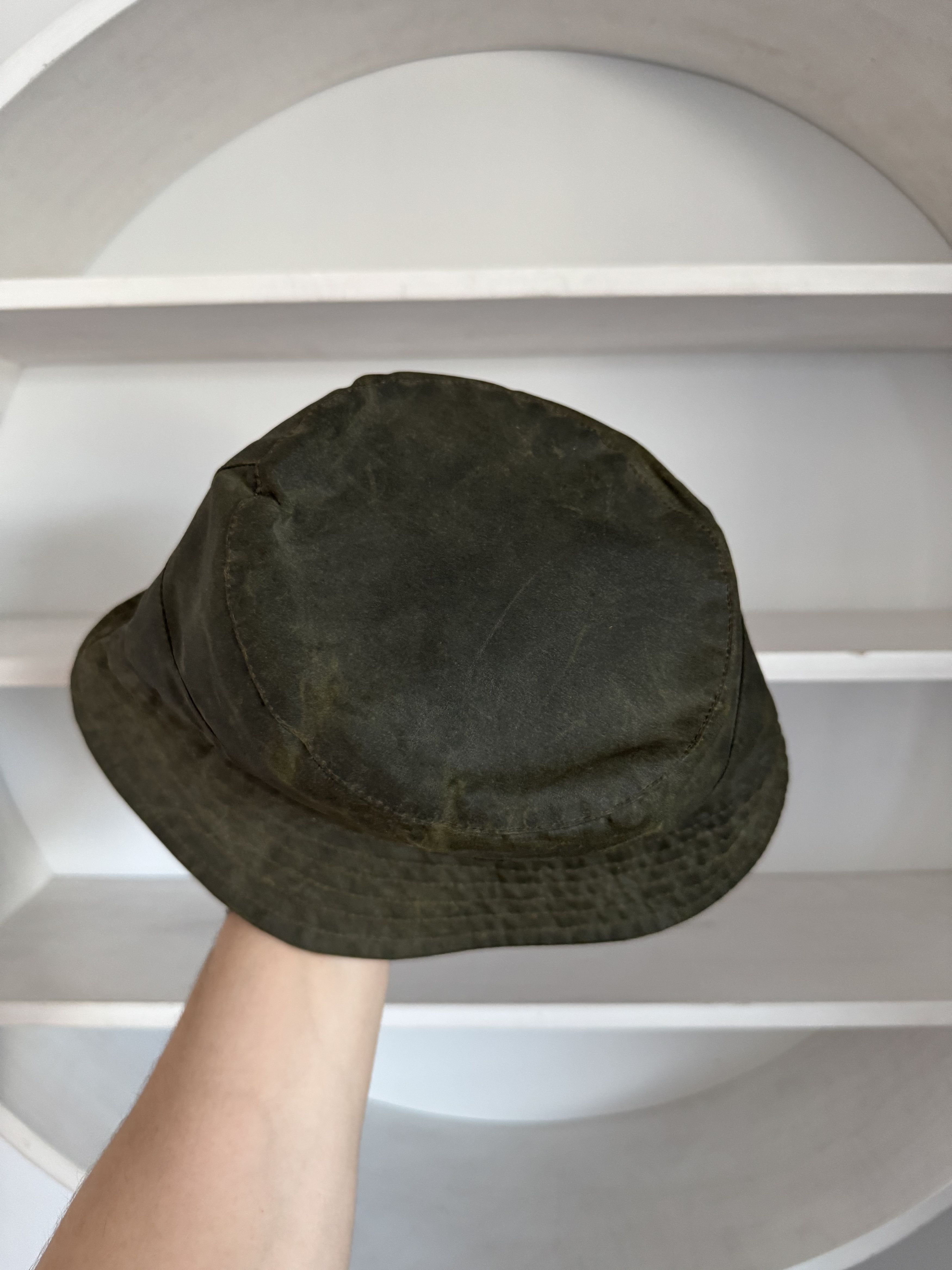 Barbour BARBOUR A115 Waxed Green Sage Sports Hat Scotland Size S Size 30 - 3 Thumbnail
