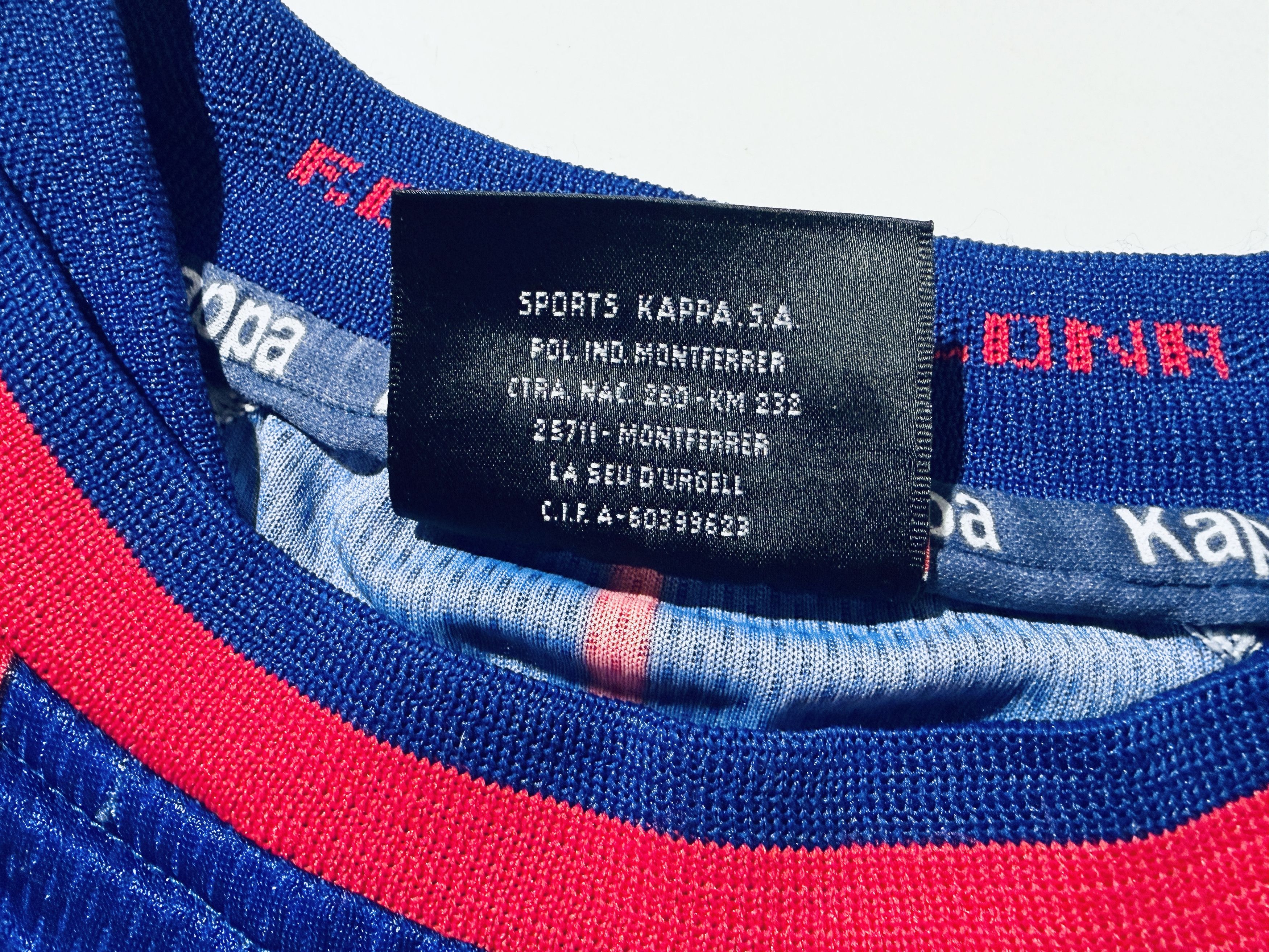 Kappa Barcelona Home Shirt 1997 - 1998 Kappa 97/98 Size US XL / EU 56 / 4 - 11 Thumbnail