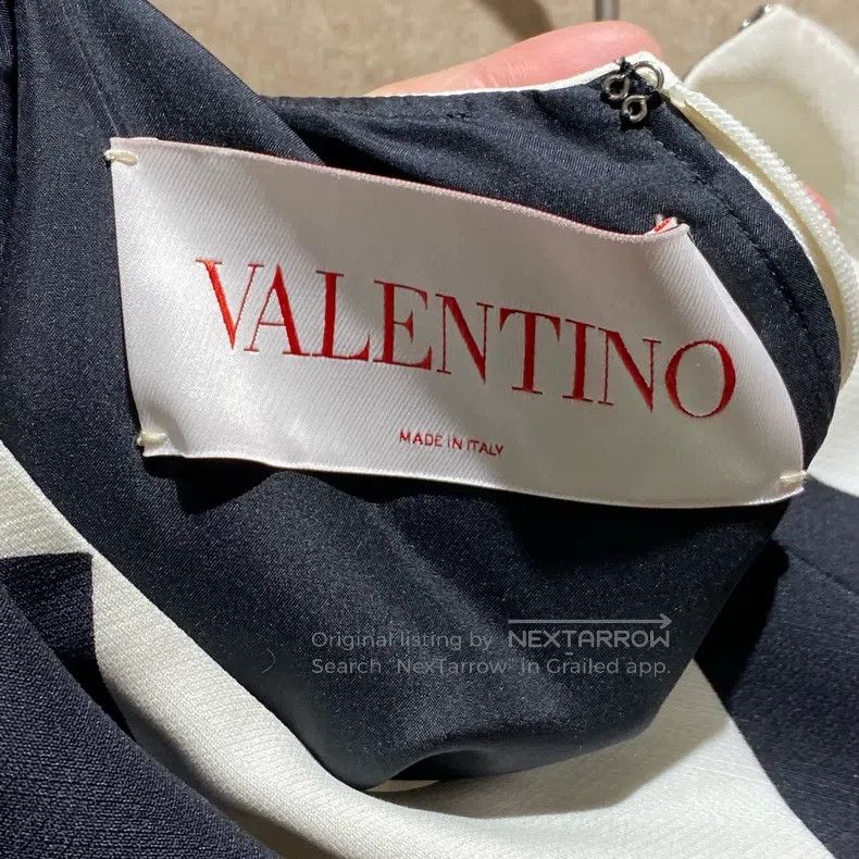 Valentino Valentino Black and white wool dress Size XS / US 0-2 / IT 36-38 - 3 Thumbnail