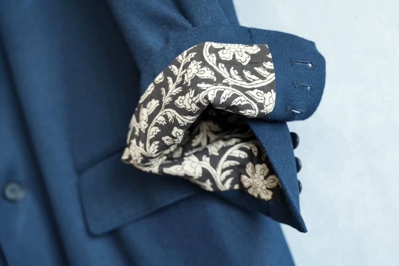Yohji Yamamoto Yohji Yamamoto23SS silk denim jacquard coat 2503-Nextarrow Size US L / EU 52-54 / 3 - 7 Thumbnail