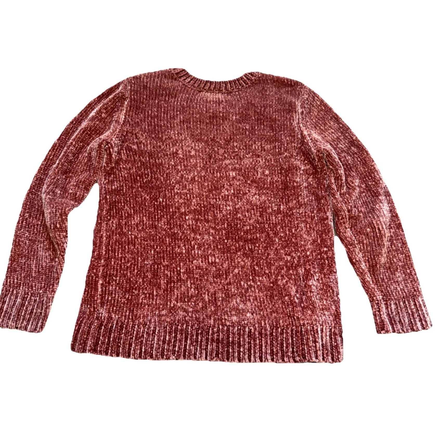 Orvis Orvis Pullover Sweater Women’s Chenille Dusty Rose Pink M Cozy Soft Crew Neck Long Sleeve Machine Washable Size M / US 6-8 / IT 42-44 - 2 Thumbnail