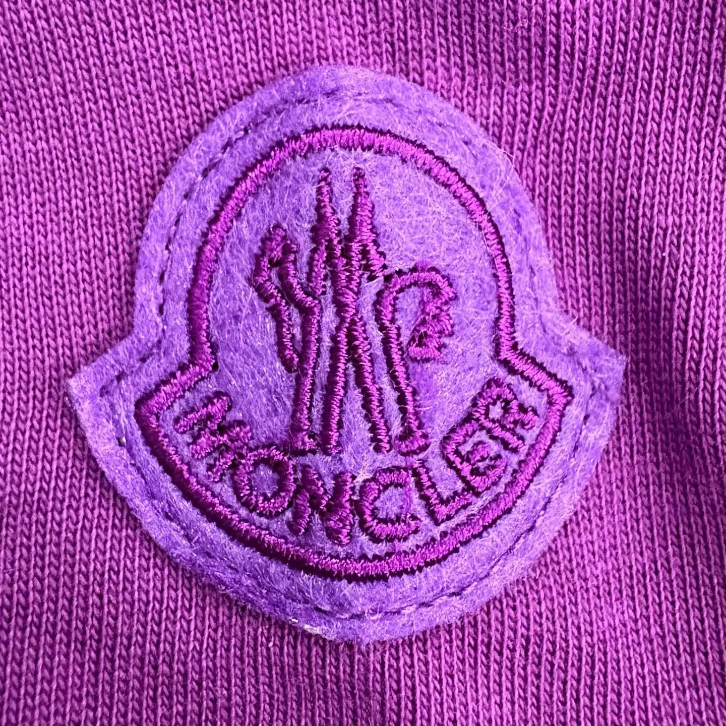 Moncler MONCLER Bell Purple Short-Sleeve Tee Size XL Size US XL / EU 56 / 4 - 6 Thumbnail