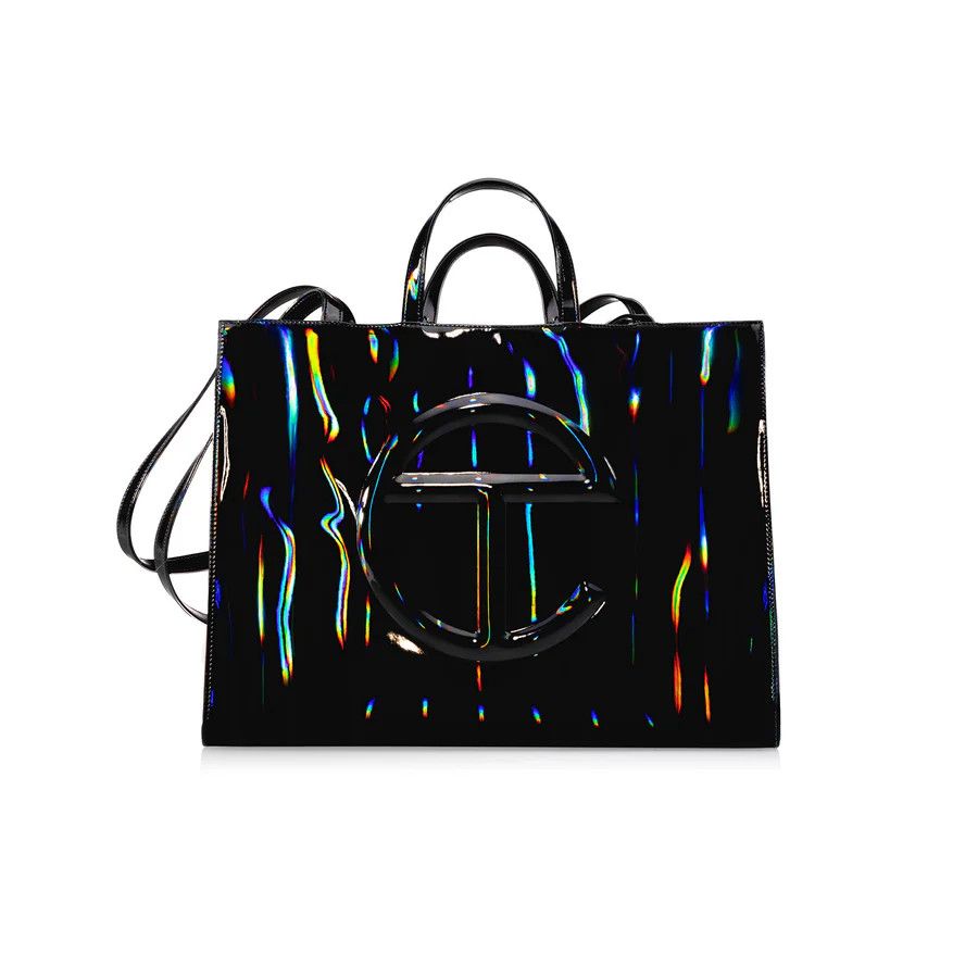 Telfar Large Shopping Bag - Black Rainbow Size ONE SIZE - 1 Thumbnail