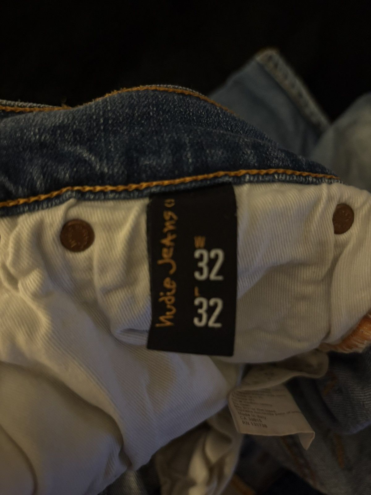 Nudie Jeans Nudie Jeans Thin Finn Blue Wash Size US 32 / EU 48 - 4 Thumbnail