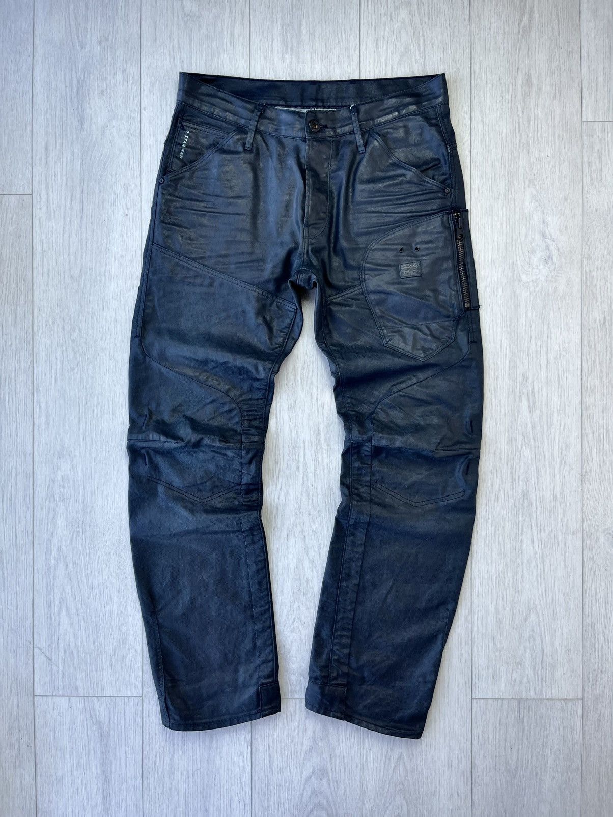 Vintage G-Star Raw Waxed Jeans Opium Style Y2K Avant-Garde