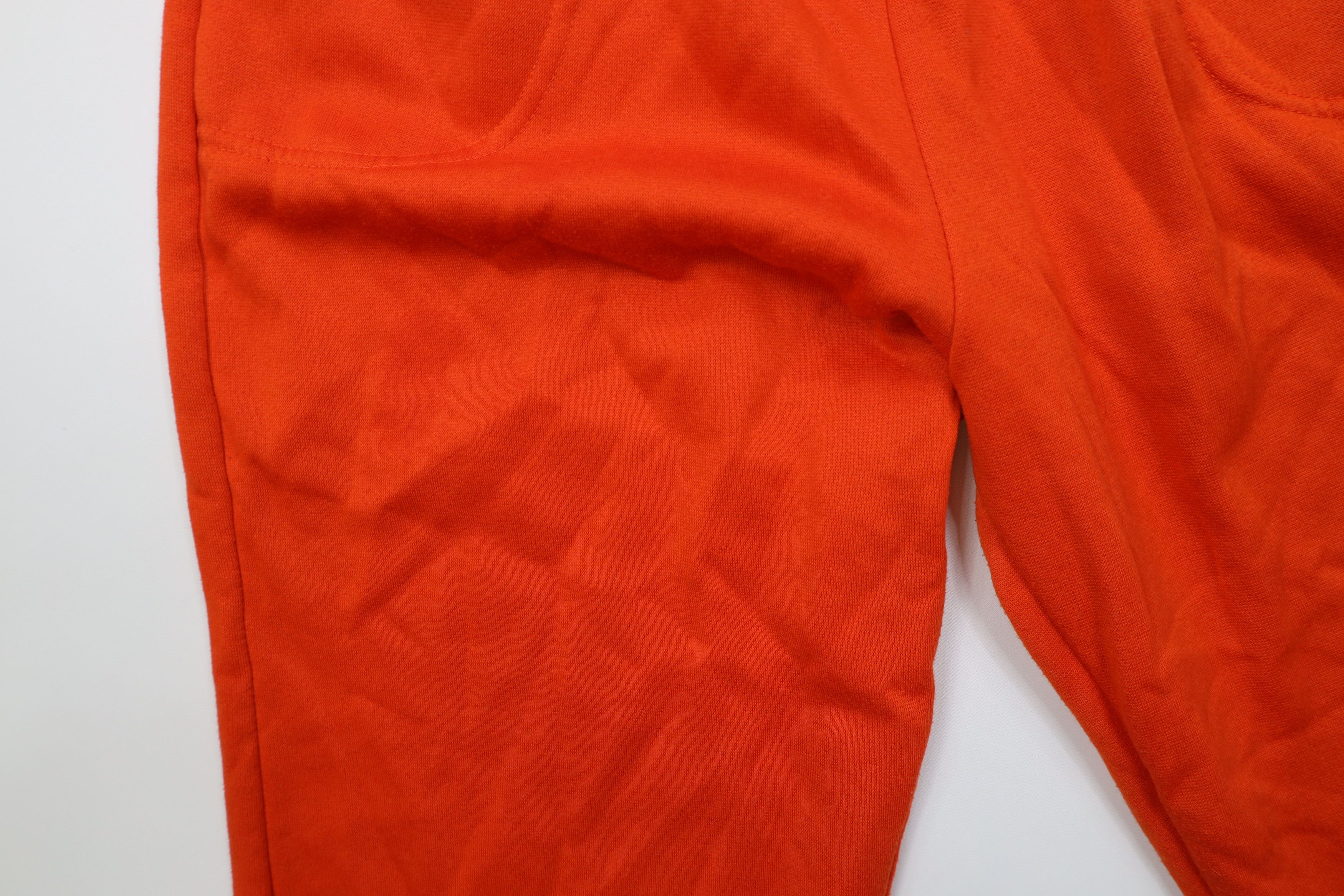 Vintage Vintage 90s Streetwear Cuffed Sweatpants Joggers Orange USA Size 28" / US 6 / IT 42 - 6 Thumbnail