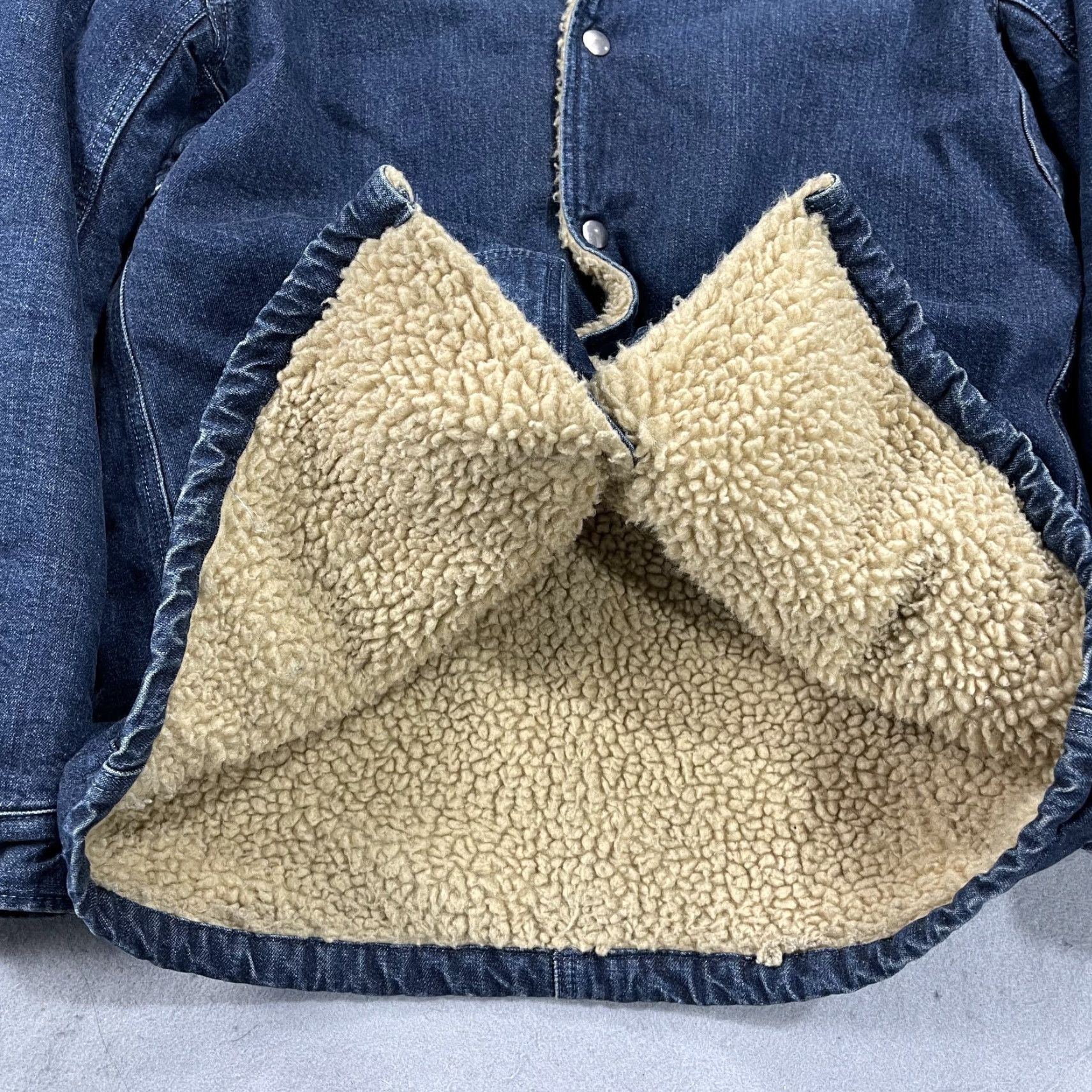 Simon Miller SIMON MILLER Jacket Adult Small? 1 Made Japan Reversible Sherpa Trucker Denim Size US S / EU 44-46 / 1 - 4 Thumbnail