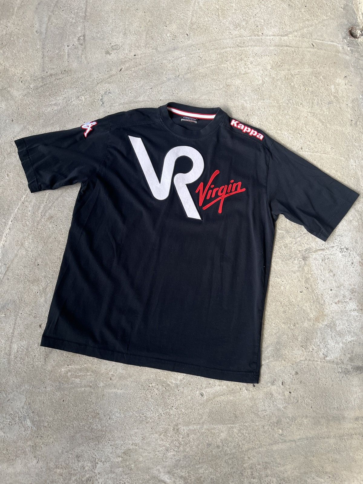 Kappa Vintage Kappa Virgin Racing Tee Size US XL / EU 56 / 4 - 1 Thumbnail