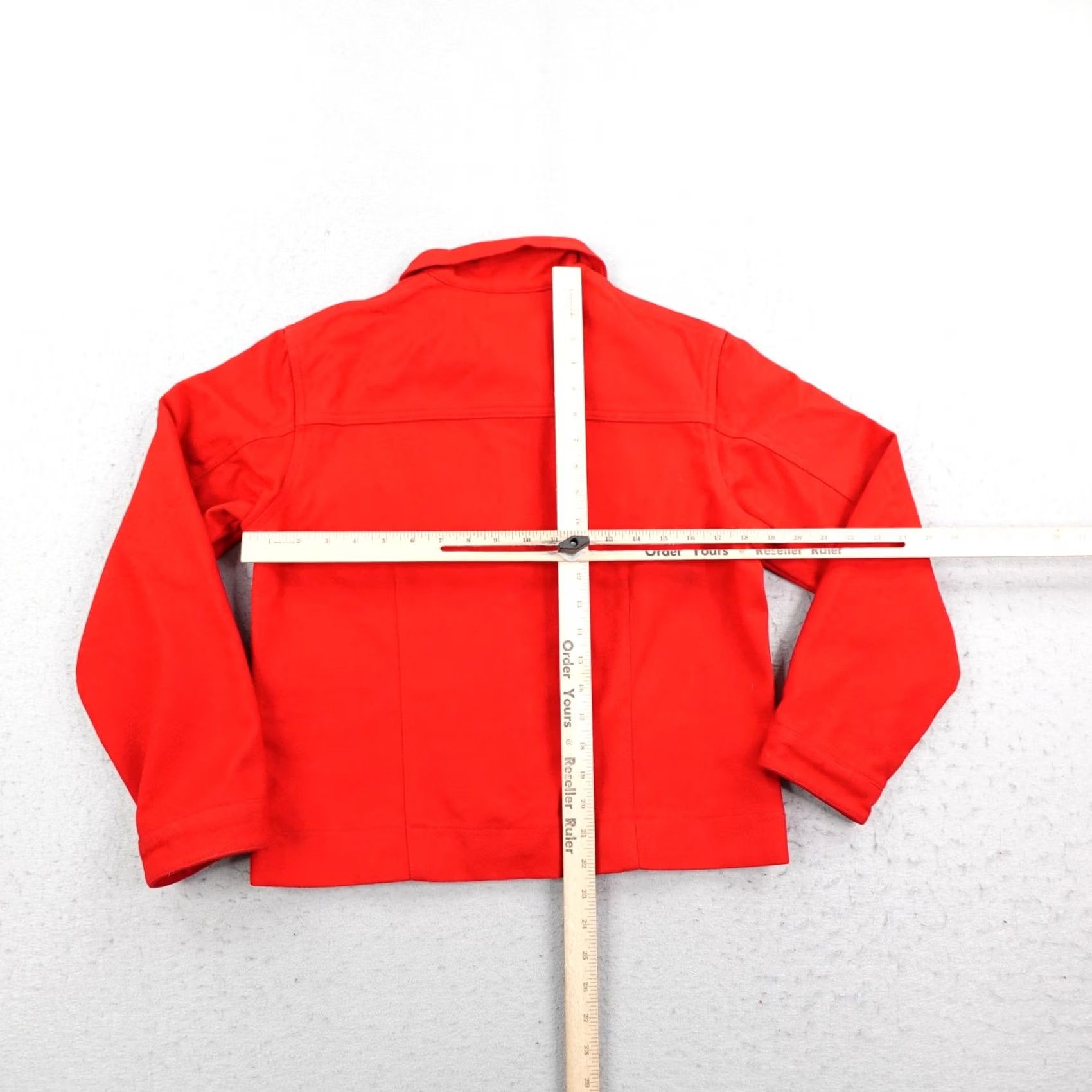 Pendleton Pendleton Jacket S Red Wool Bomber Coat Full Zip Up Made In USA Size S / US 4 / IT 40 - 4 Thumbnail