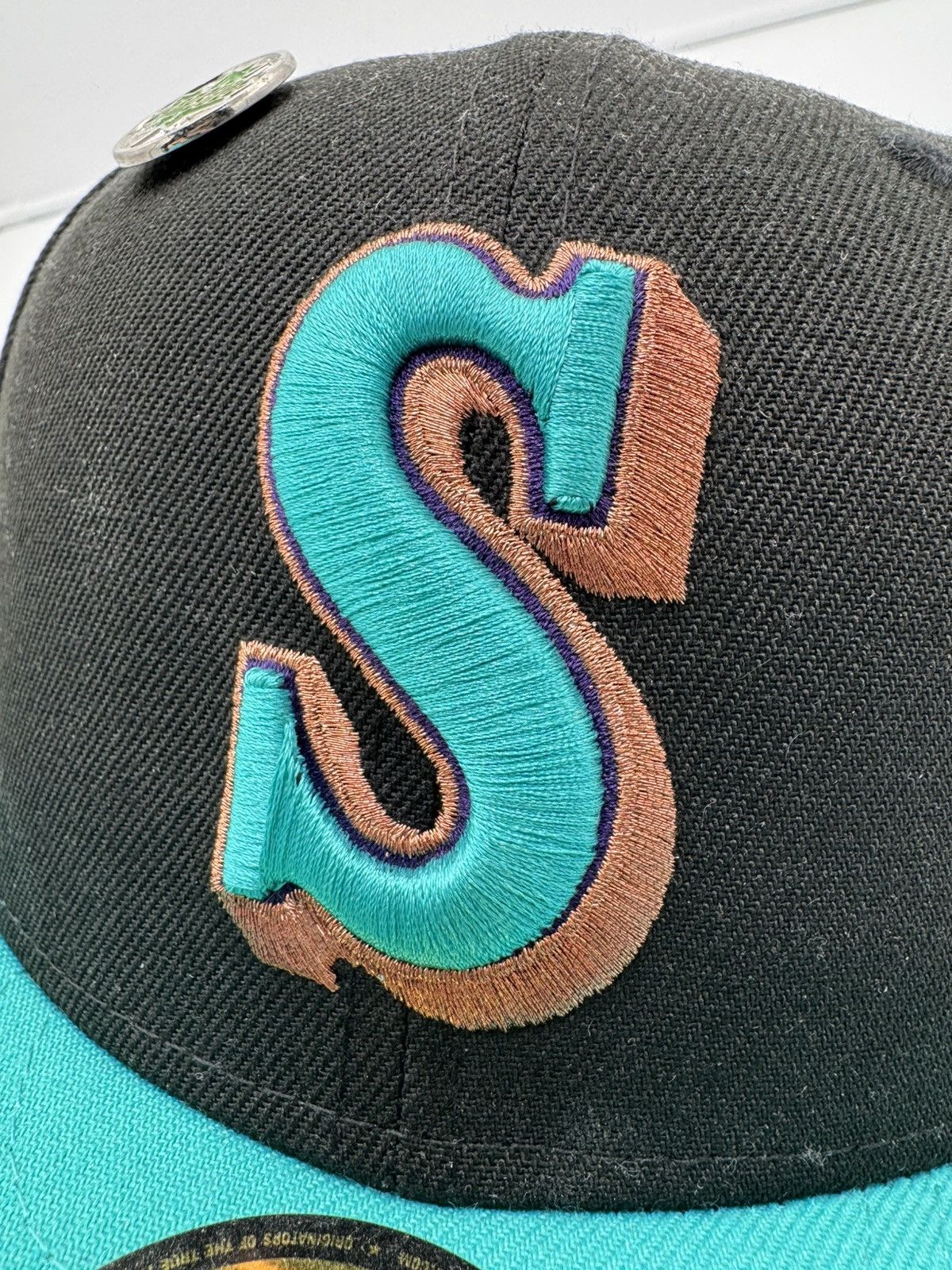 Capsule × New Era Capsule Hats Seattle Mariners 30th Anniversary Teal Fitted Size ONE SIZE - 5 Thumbnail