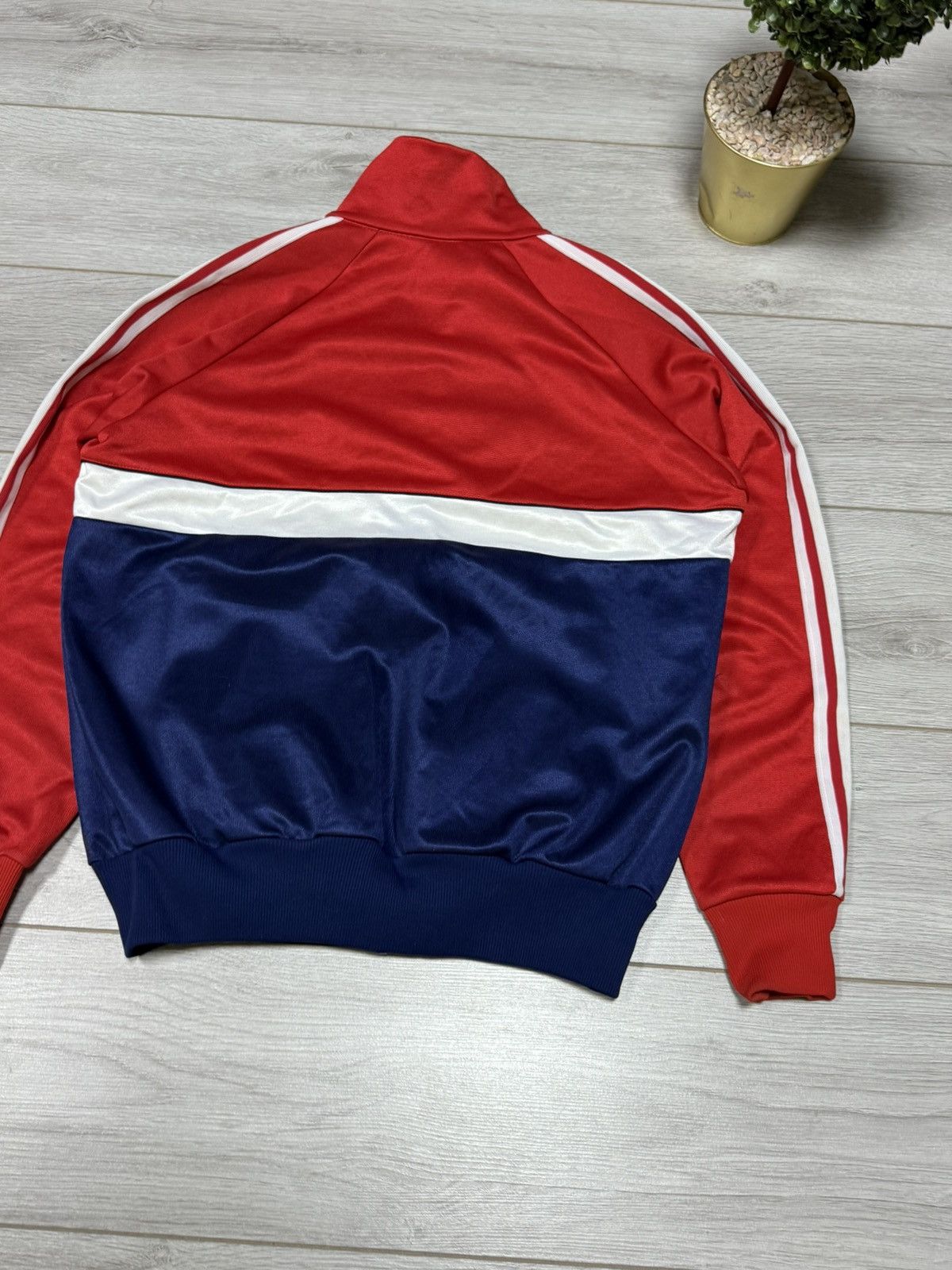 Adidas Adidas West Germany blue red zip track jacket vintage Size US M / EU 48-50 / 2 - 9 Thumbnail