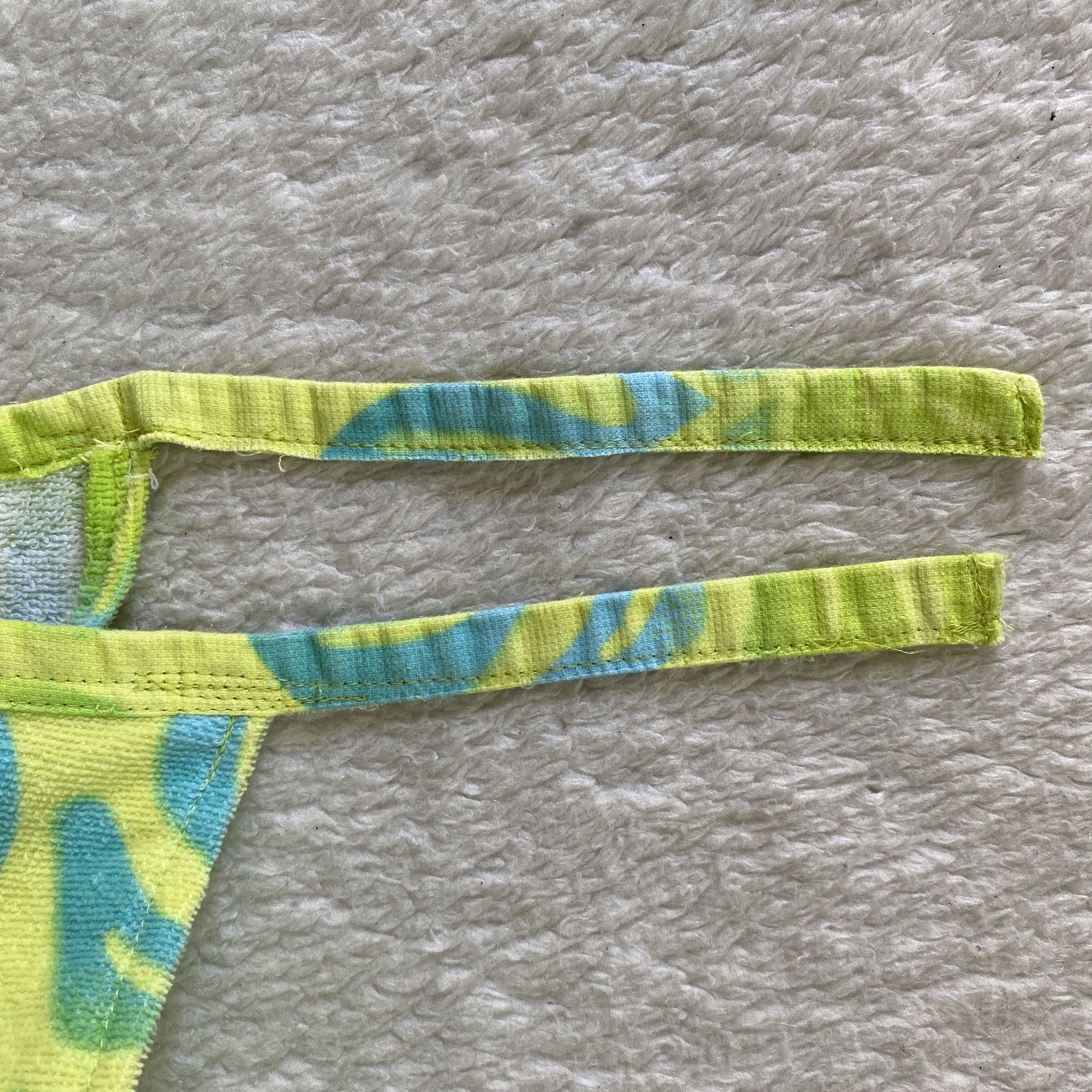 Other Handmade Y2K Tropical Towel Wrap Skirt XXS Size 22" - 10 Thumbnail
