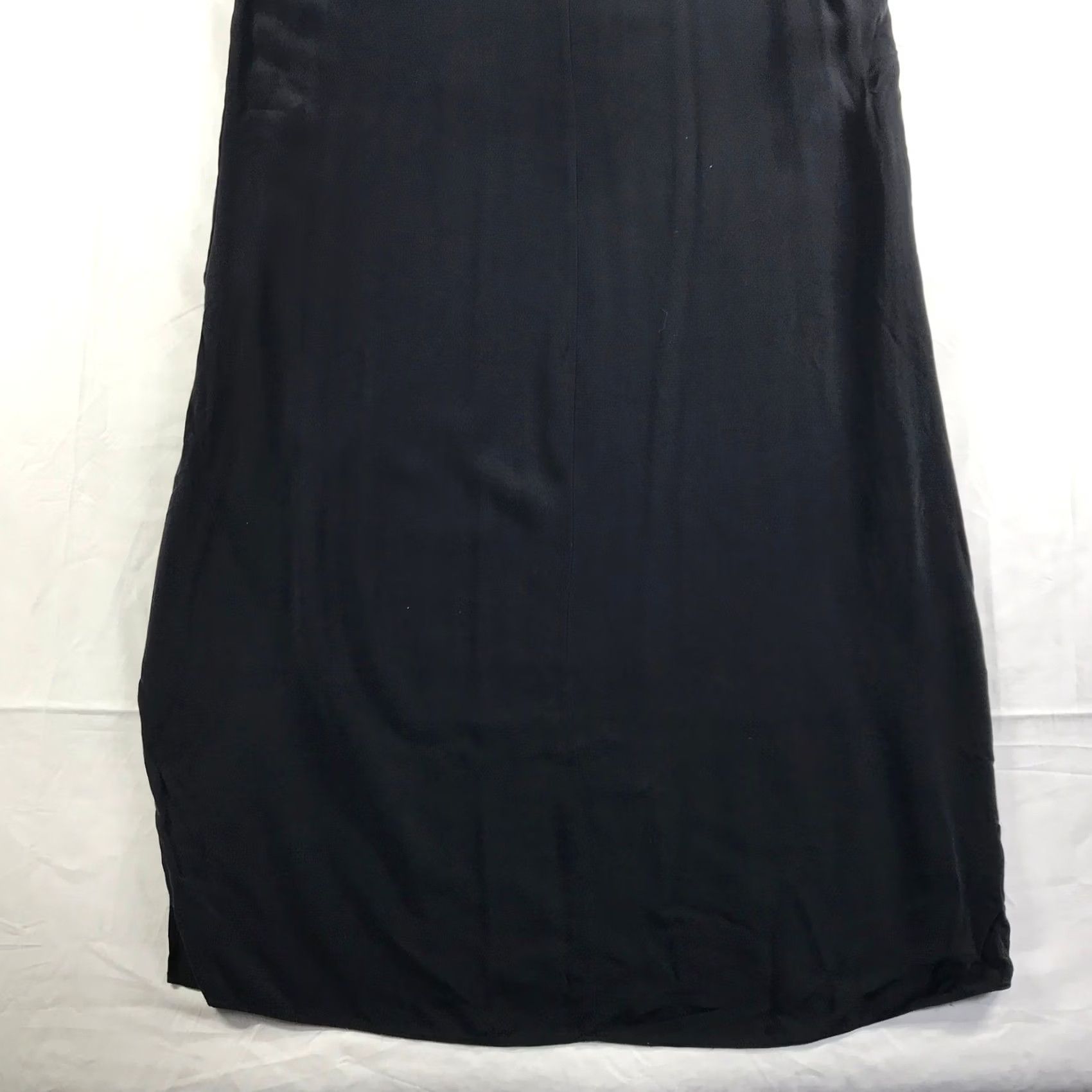 Banana Republic Banana Republic Sheath Dress Sz 6 Black Sleeveless Pleated Neck A-Line Womens Size M / US 6-8 / IT 42-44 - 3 Thumbnail