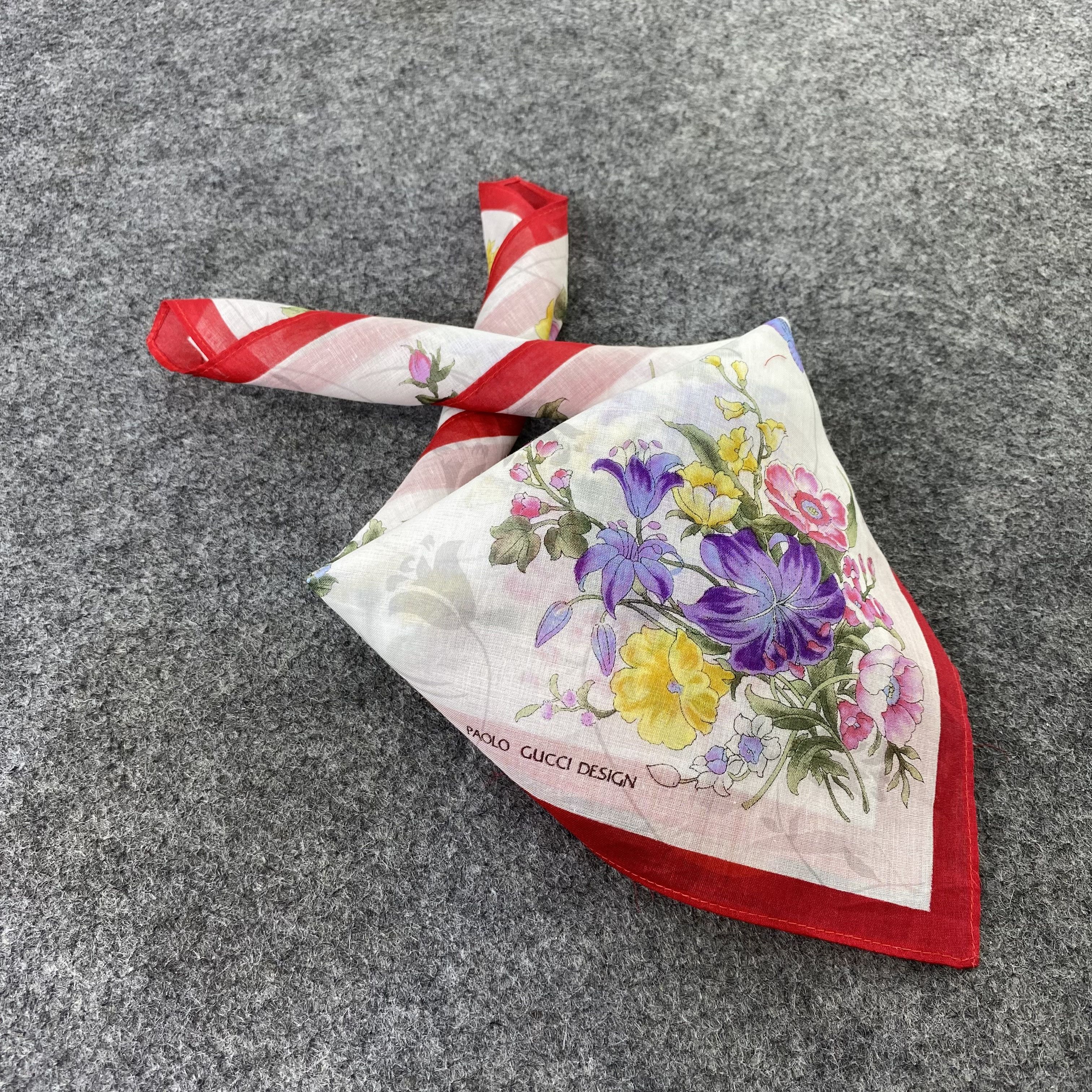 Paolo Gucci Paolo Gucci Handkerchief / Bandana / Neckerchief-B786 Size ONE SIZE - 1 Thumbnail