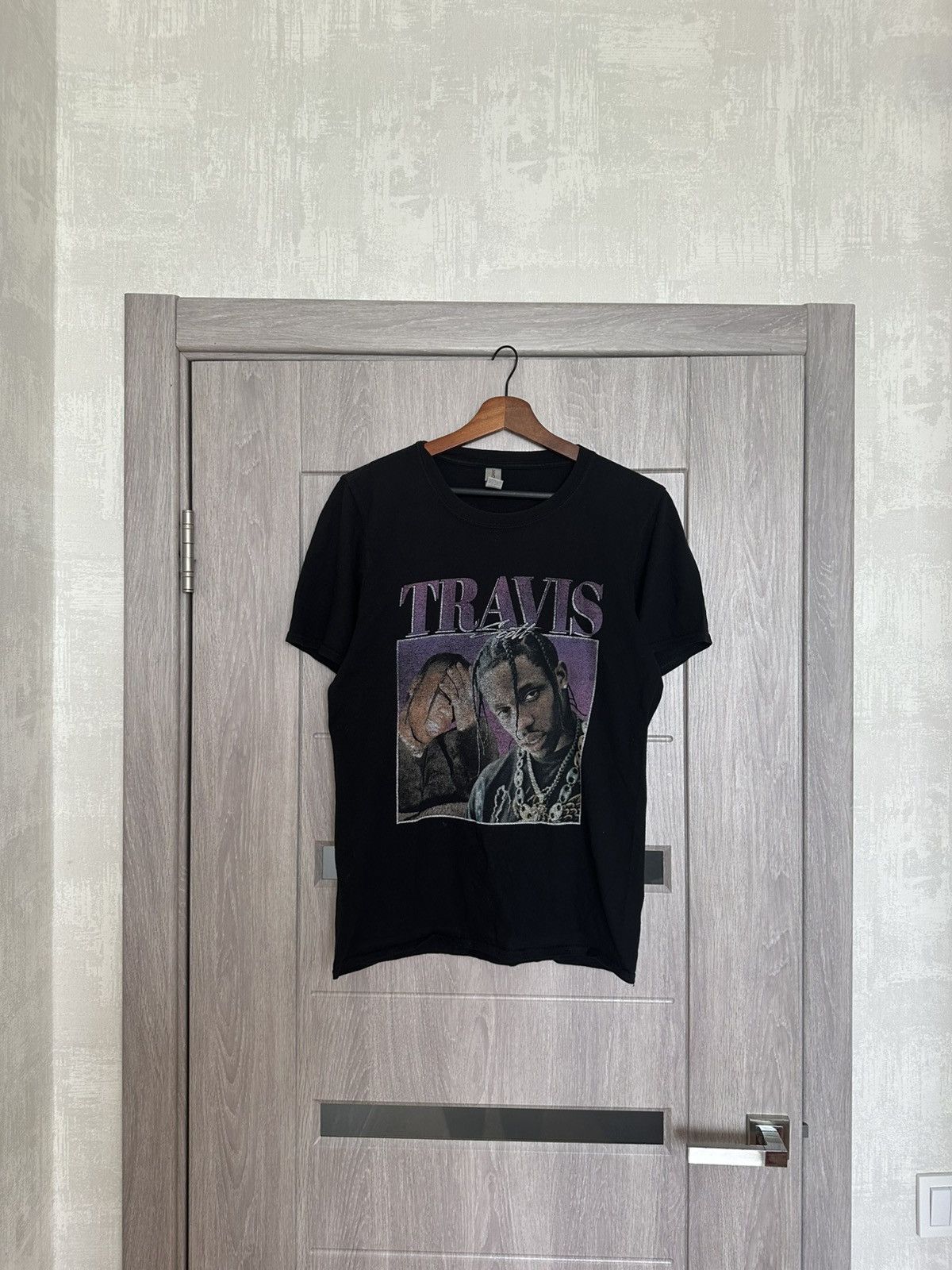 Gildan × Travis Scott Travis Scott Astroworld Wish Band Rap Promo Balck Men’s Size US S / EU 44-46 / 1 - 1 Thumbnail