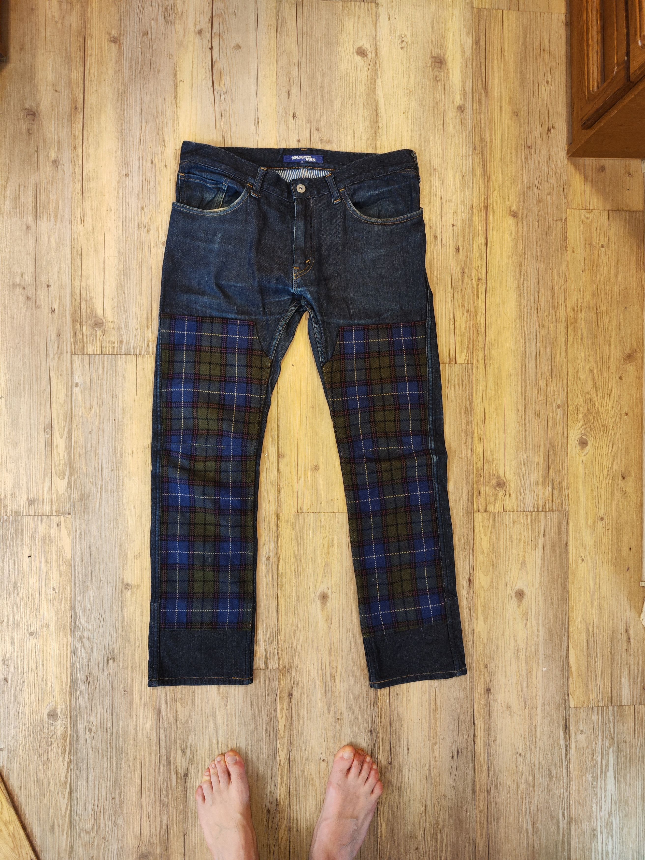 Comme des Garcons Deconstructed patchwork denim.Like Miharayasuhiro or Sacai Size US 32 / EU 48 - 3 Thumbnail